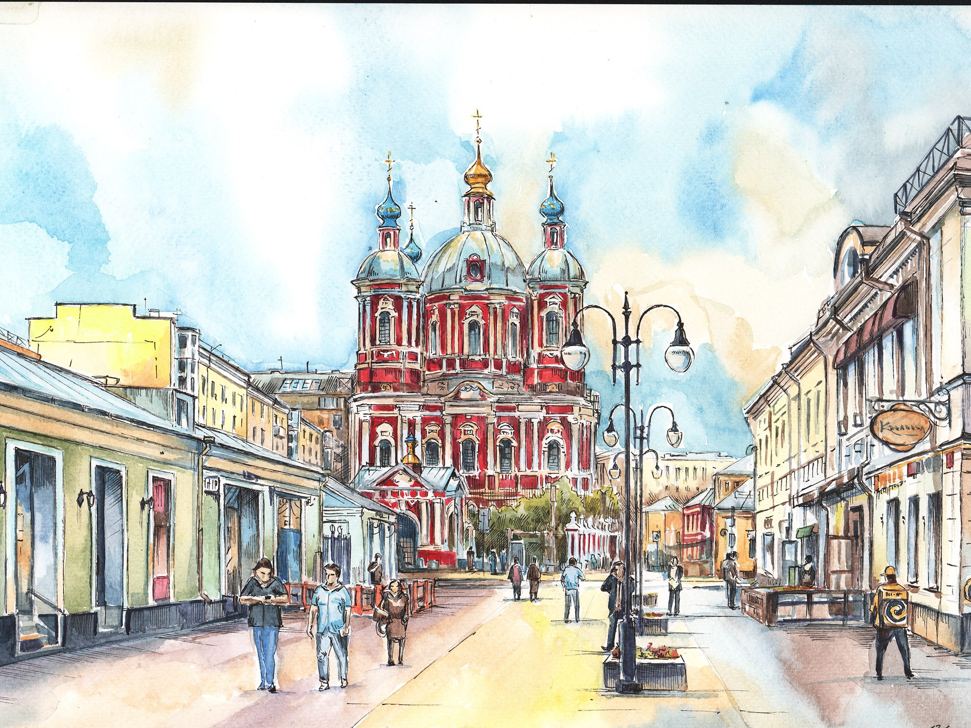 Московские пейзажи. Художник Александр Петрунин