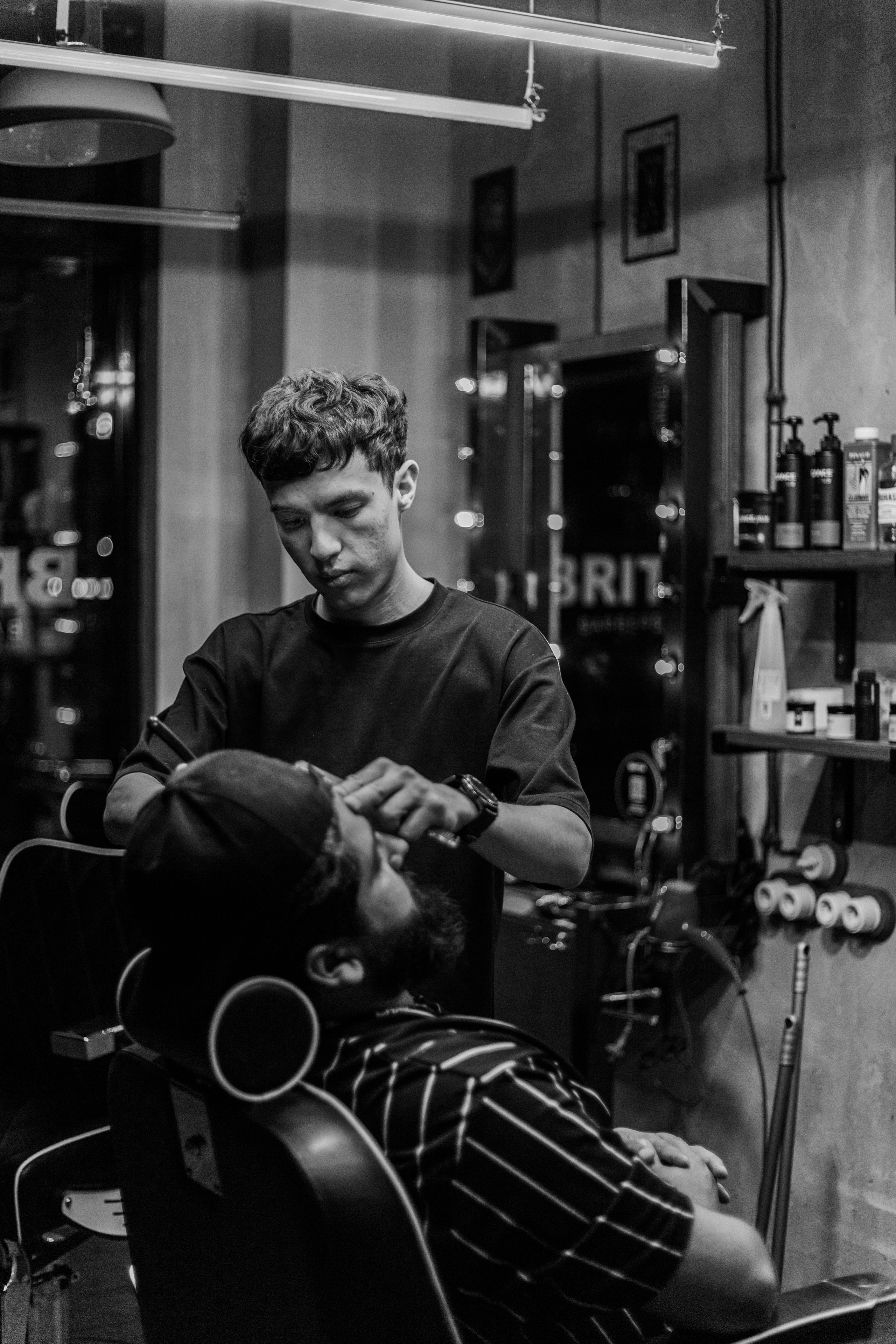 Барбершоп BRITVA. Фото l Ретушь l Контент в Москве. Андреева Марина