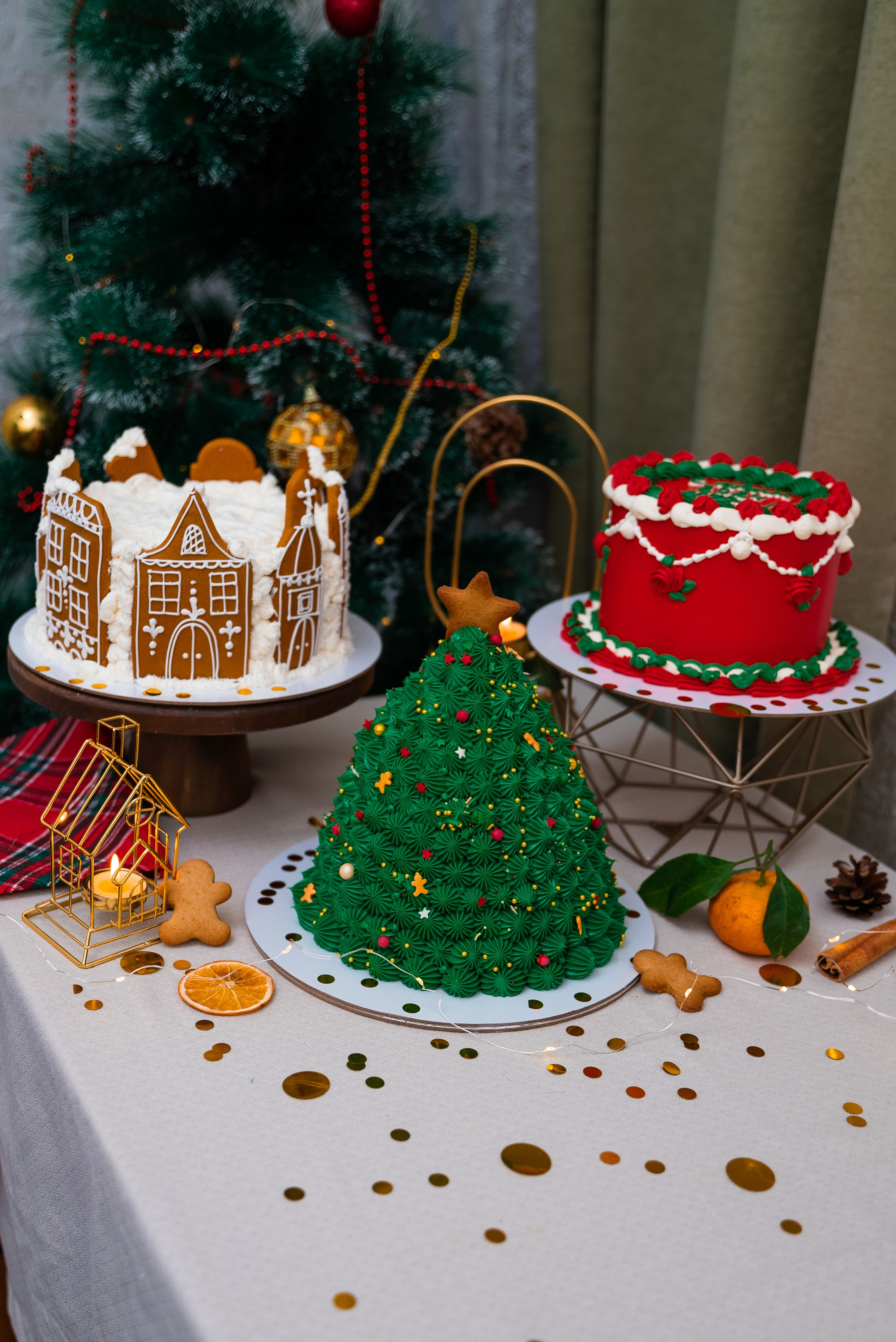 Новогодняя коллекция для кондитерской. Свадебный и семейный фотограф Юлия Чернобай | Подольск, Москва, Московская область