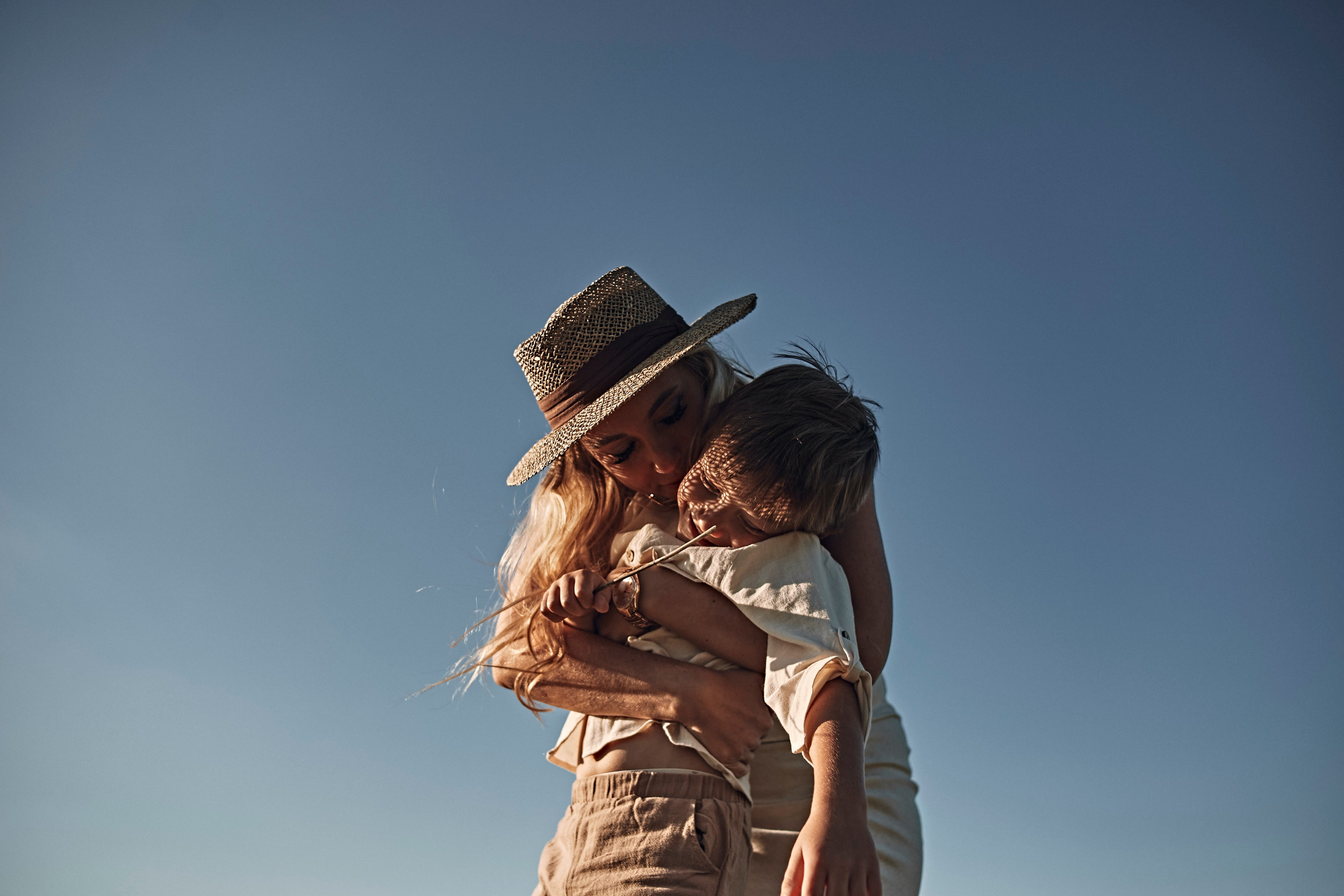 Оля с сыном. Главная