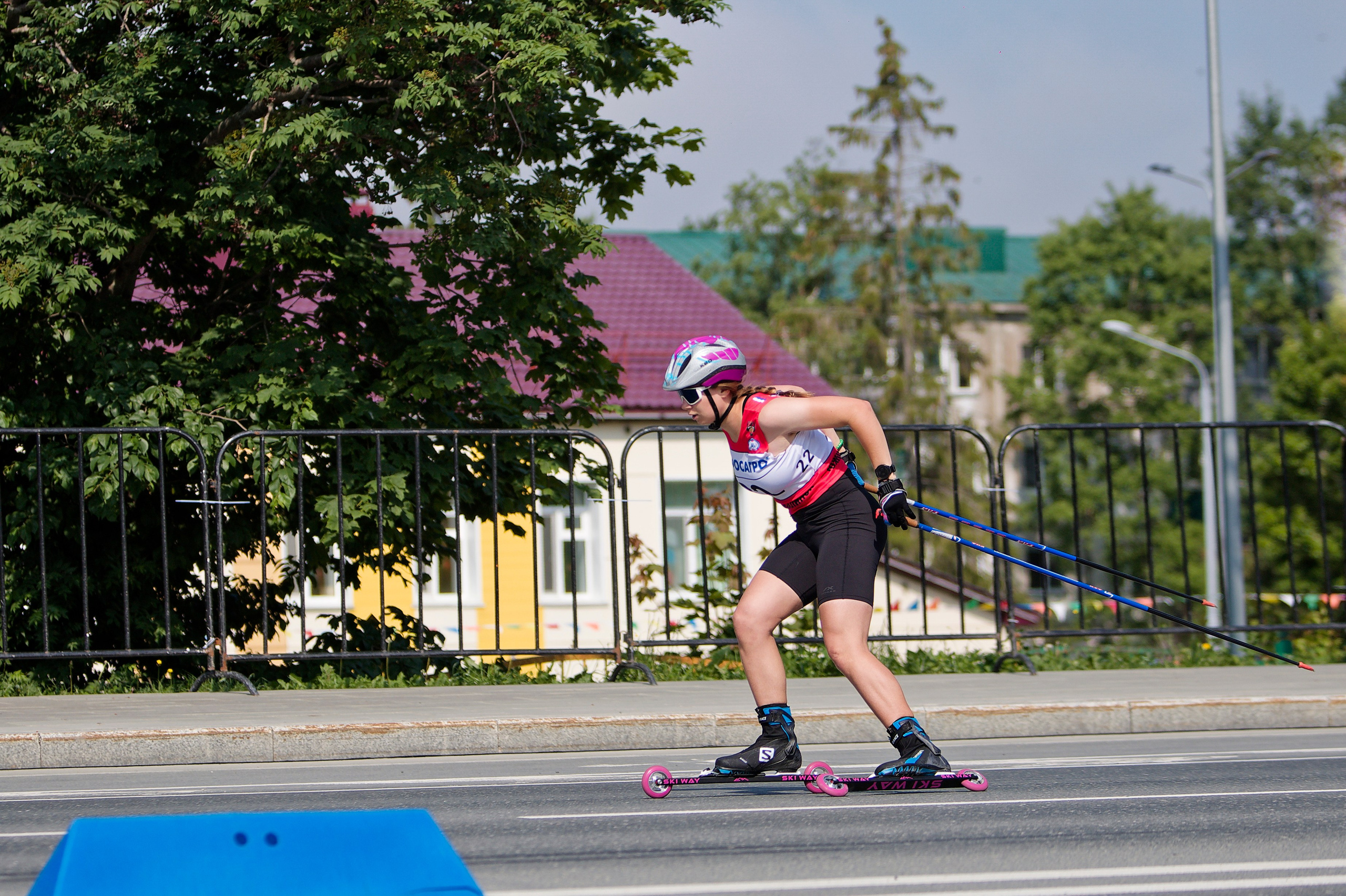 II этап Кубка России по лыжероллерам. Кутузов Евгений Фотограф в Южно-Сахалинске