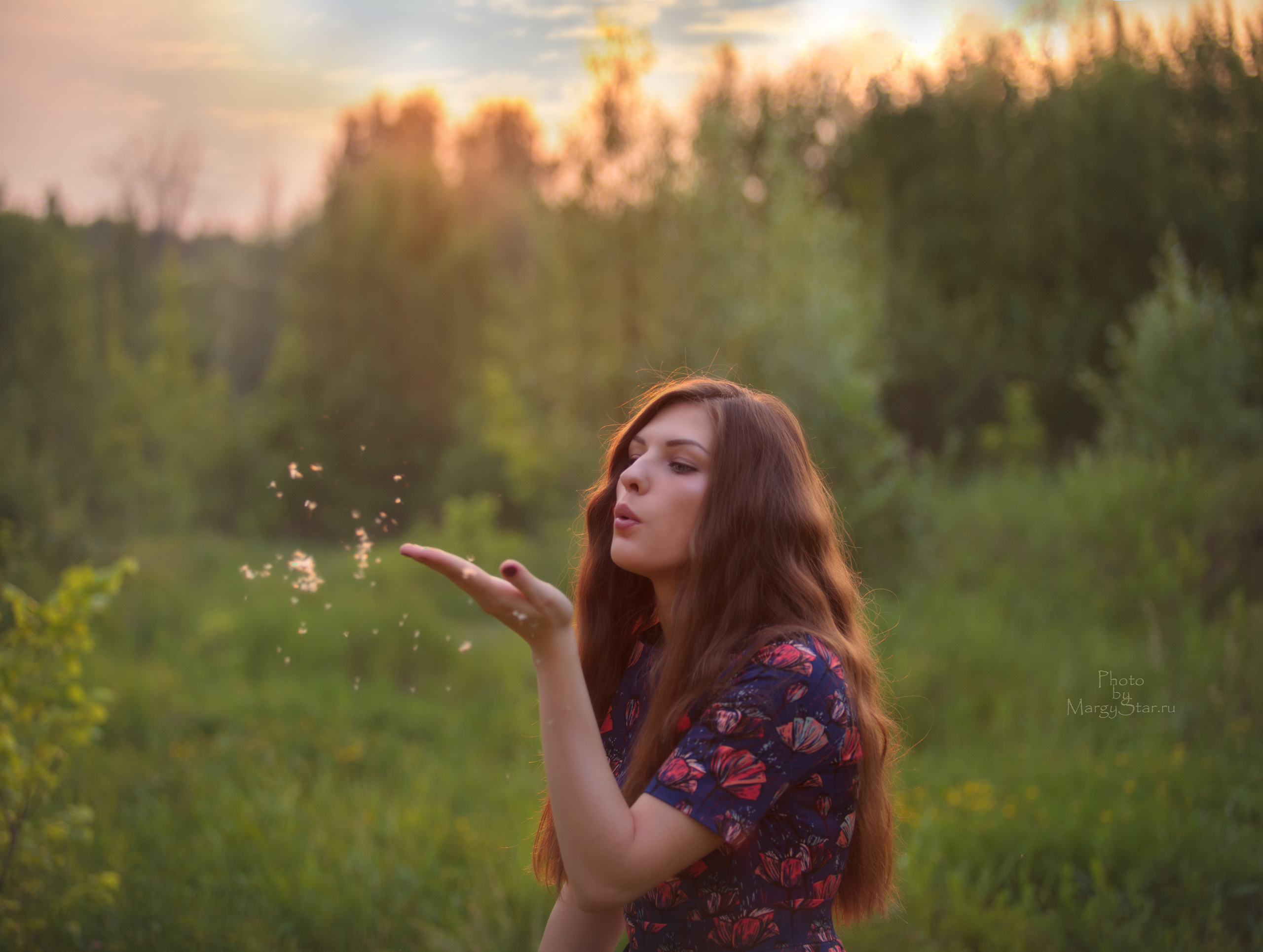 Анна. Люпиновый зефир (фотопрогулки). Фотограф и ретушер Маргарита Павлюк Москва