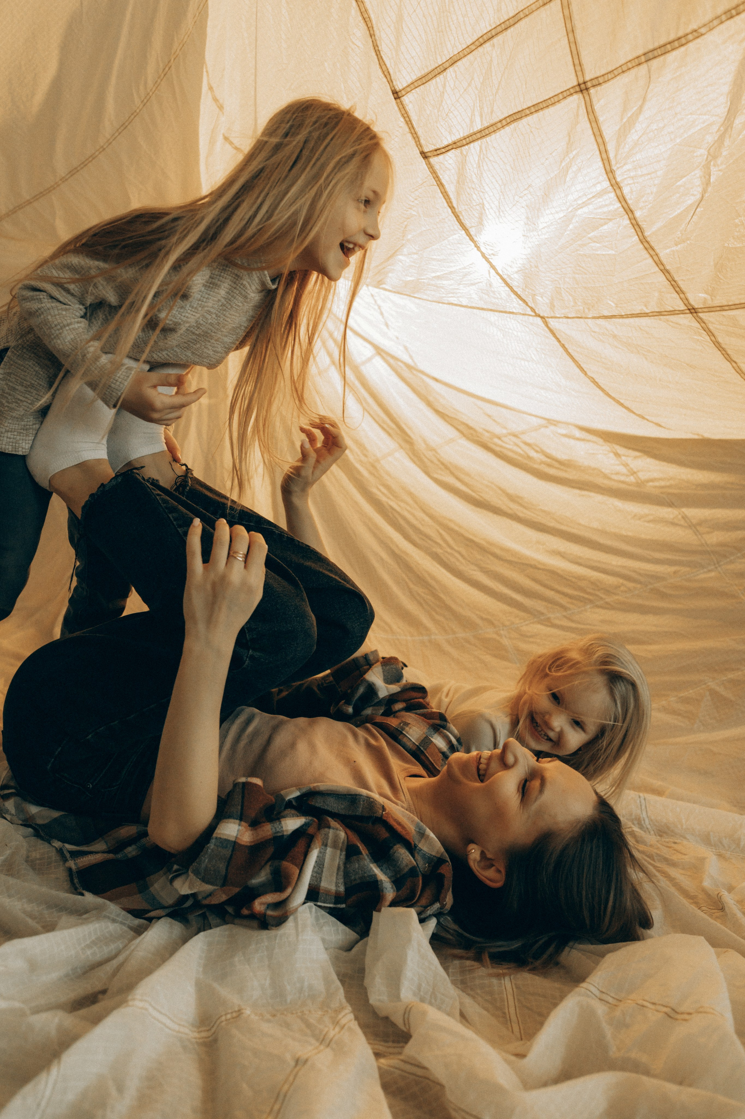 Маша, Ксюша и Аня. Семейный фотограф и детский фотограф в Волгограде Алеся Бутакова — дет