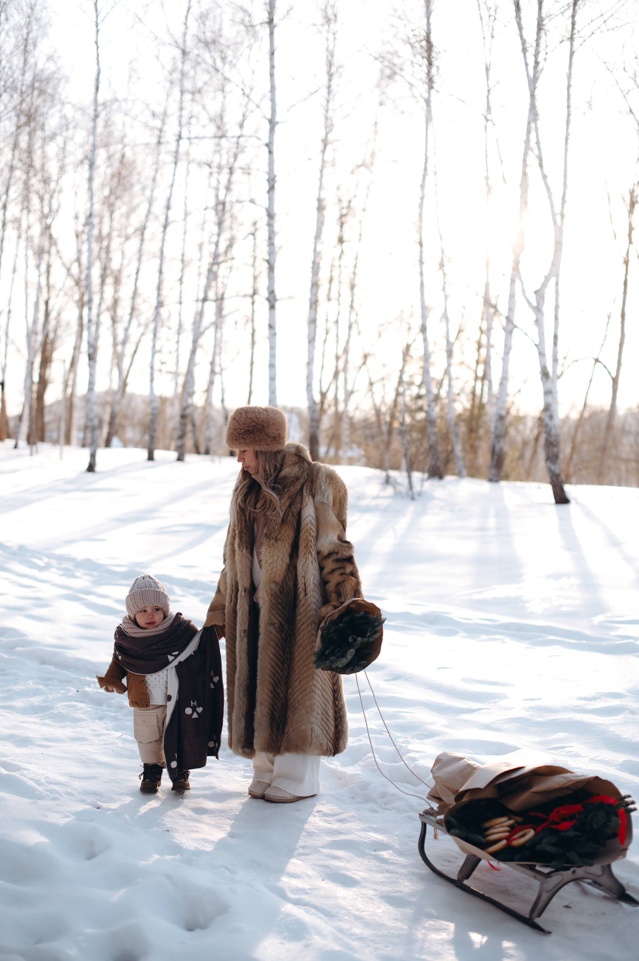 Марина и Леонид. Семьи