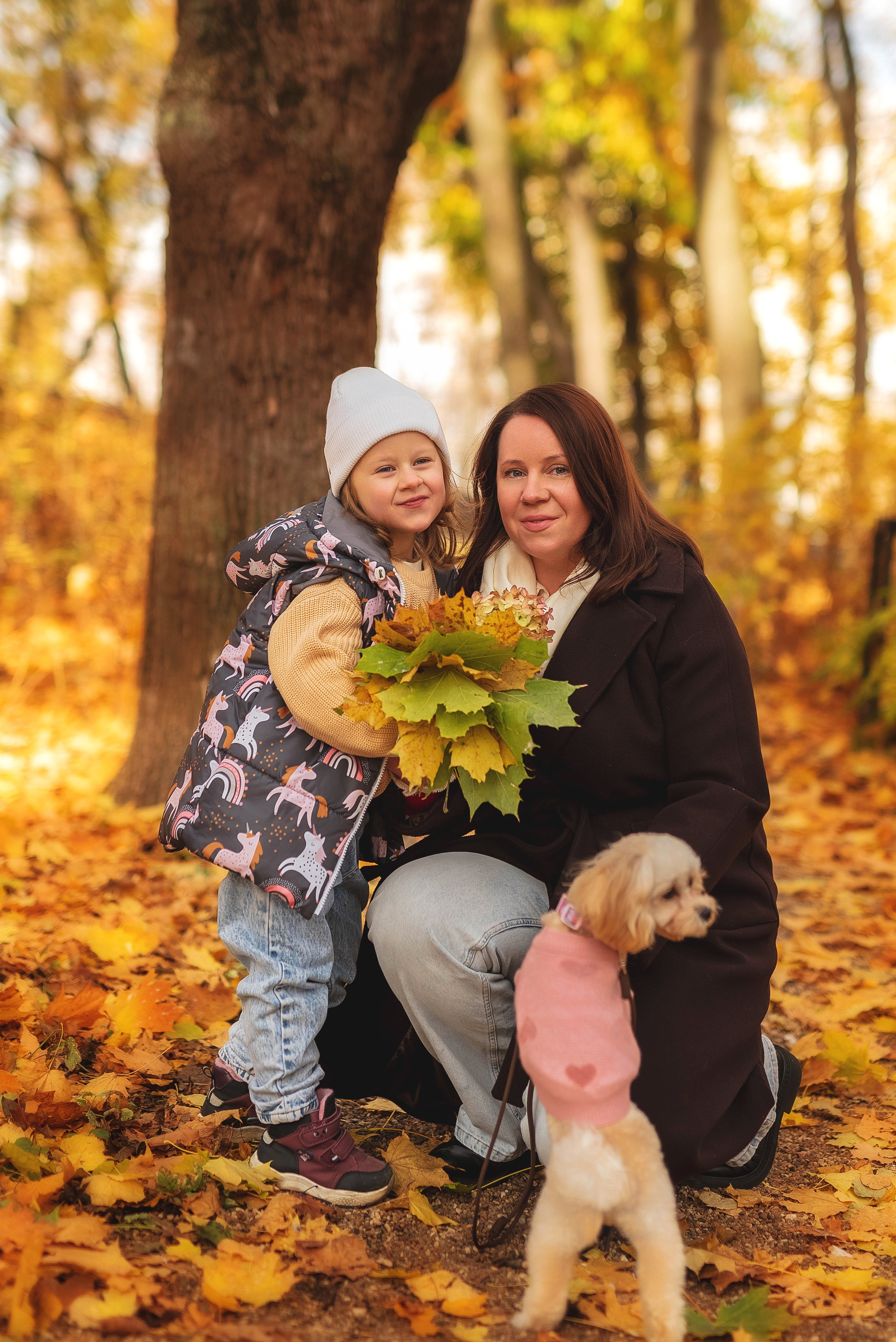 Осенняя фотосессия мама и дочка. Семейный, детский фотограф в Воронеже Анна Никитина