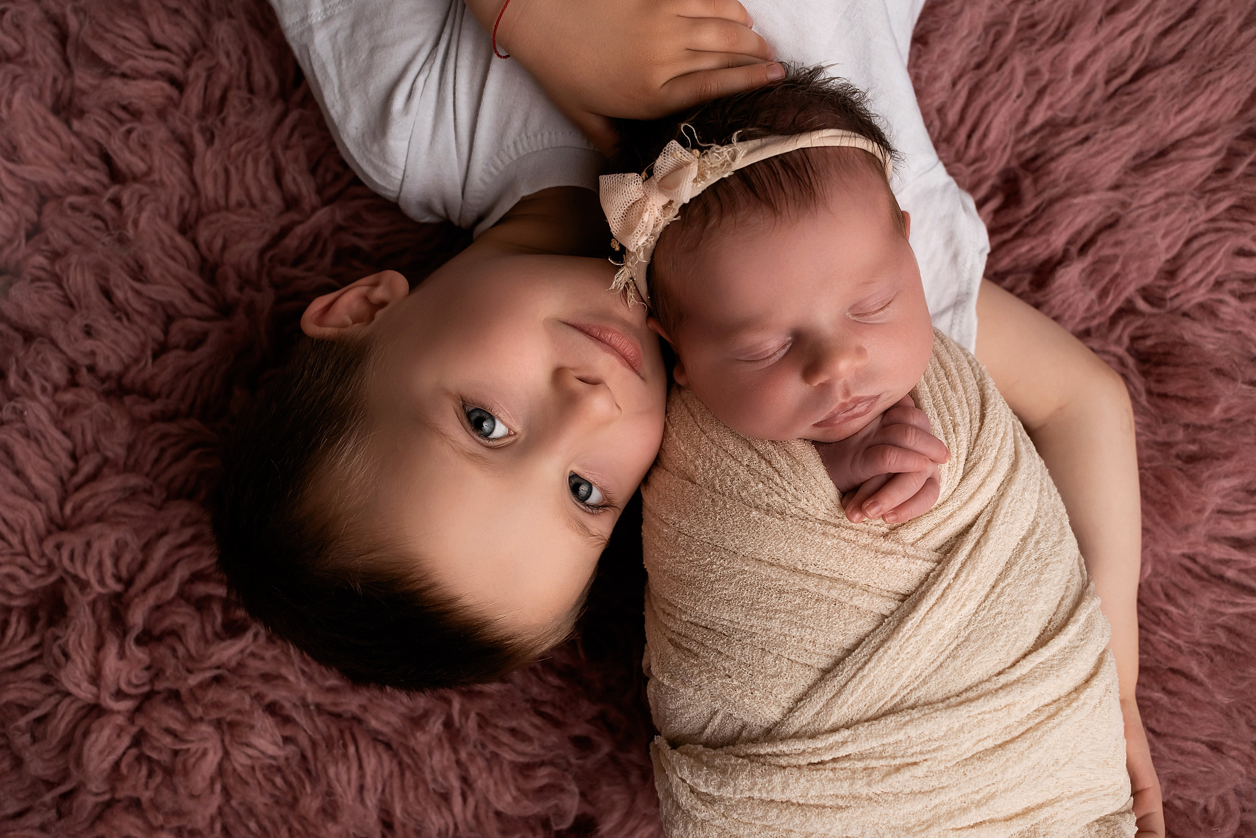 Новорождённые (в обмотках). Детский фотограф новорождённых в Минске Боровик Екатерина