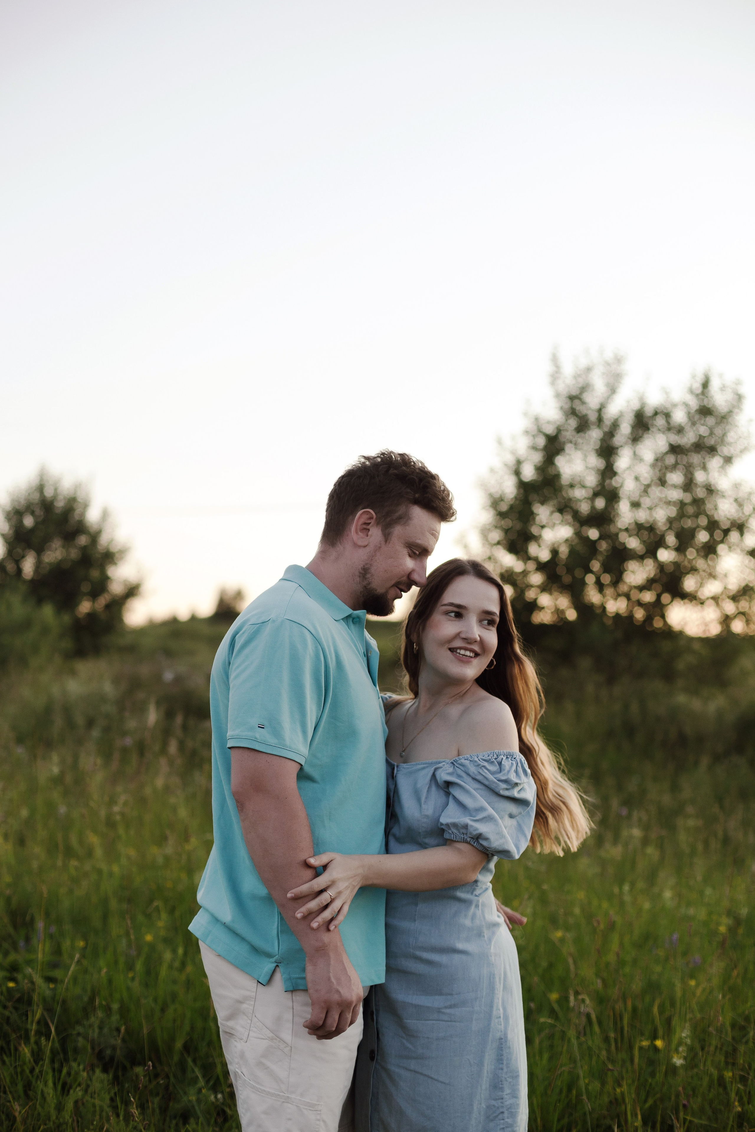 Колтушские высоты — Марина и Сергей. Портретный фотограф в Санкт-Петербурге Элина Ситникова