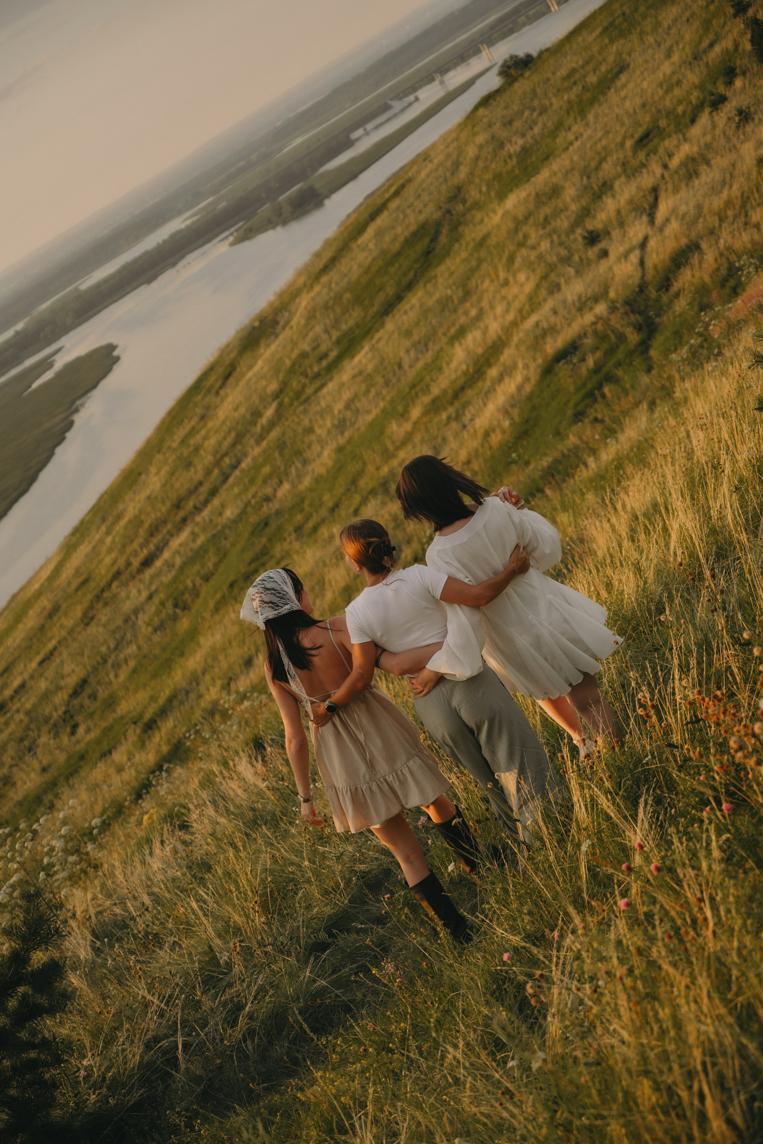 С подругами на закате. Женский и семейный фотограф в Казани Гульназ Гизетдинова