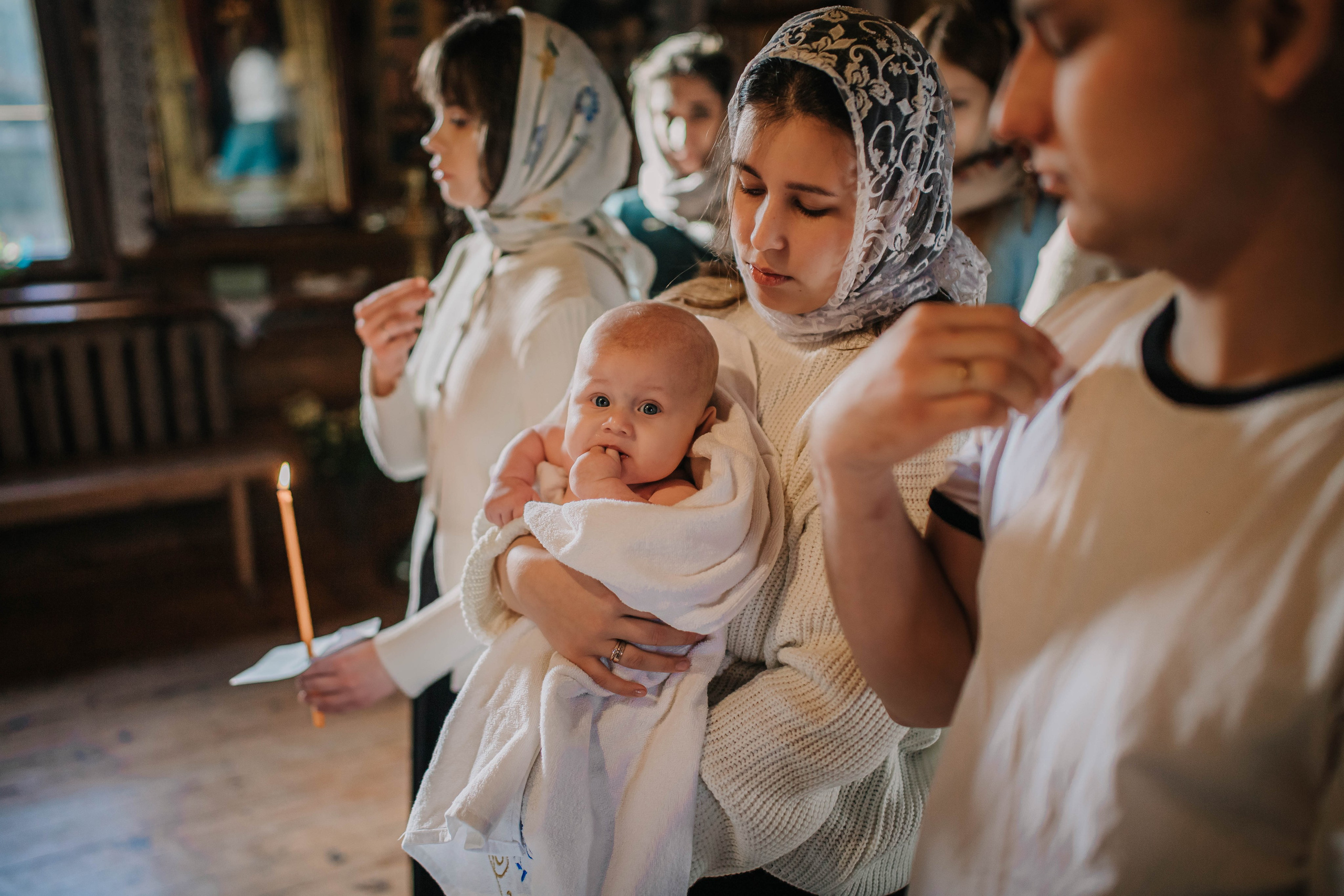 Крещение Дмитрия. Фотограф Дарья Маташкова
