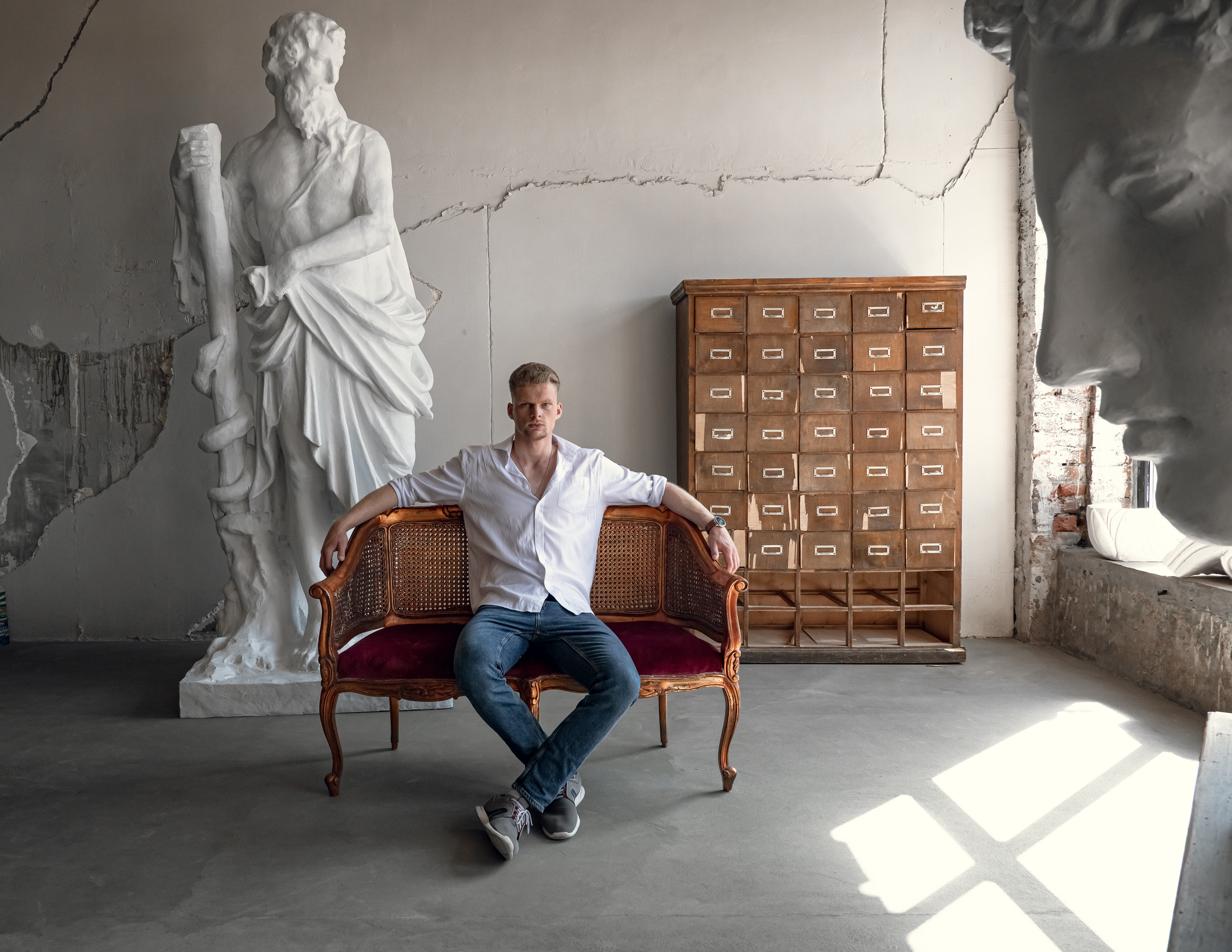 Мужской портрет в песочной студии спб. Фотосессия в Спб в студии, фотограф Панютина Марина