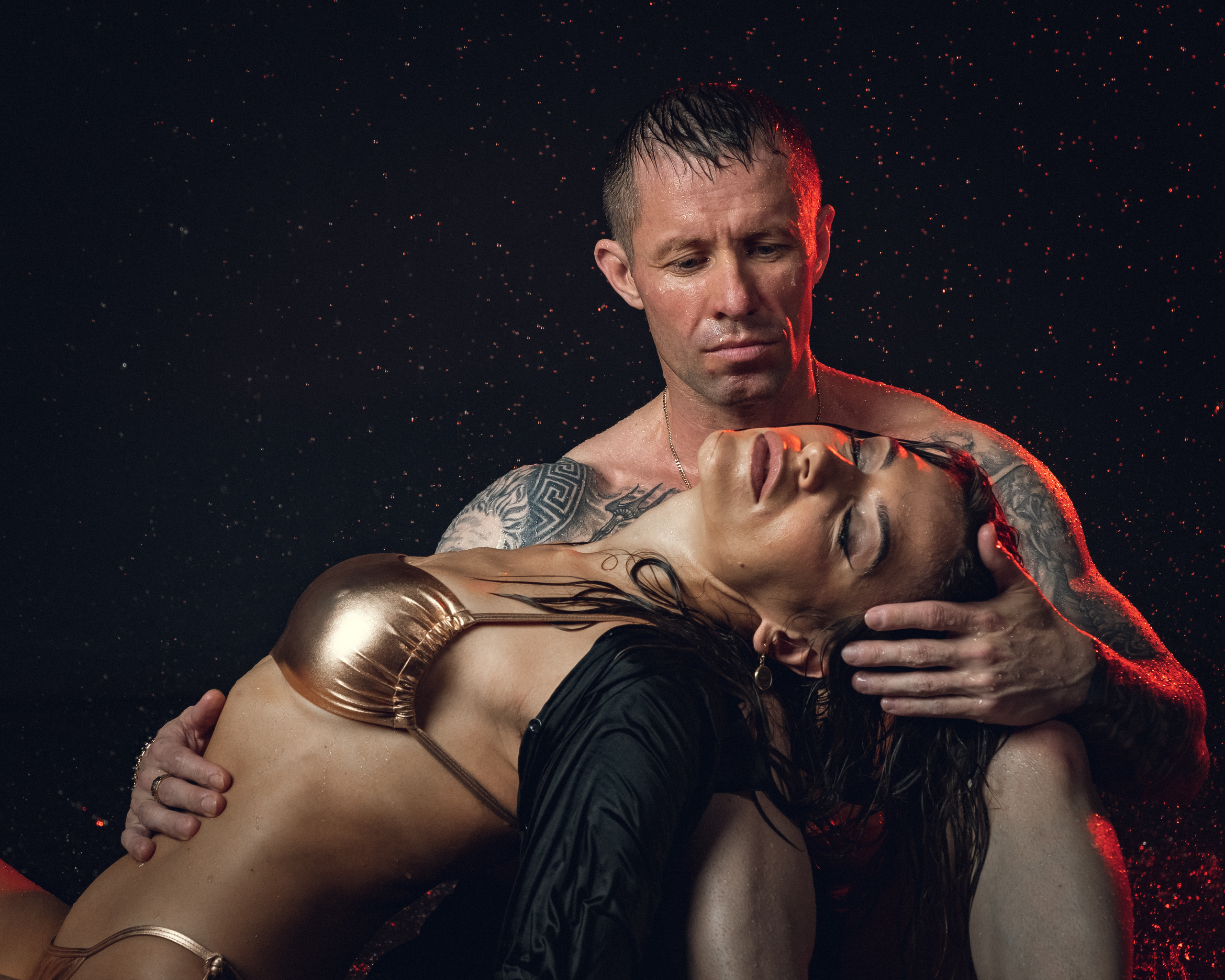 Парная съемка — Юлия и Сергей. Фотосессия в Спб в студии, фотограф Панютина Марина