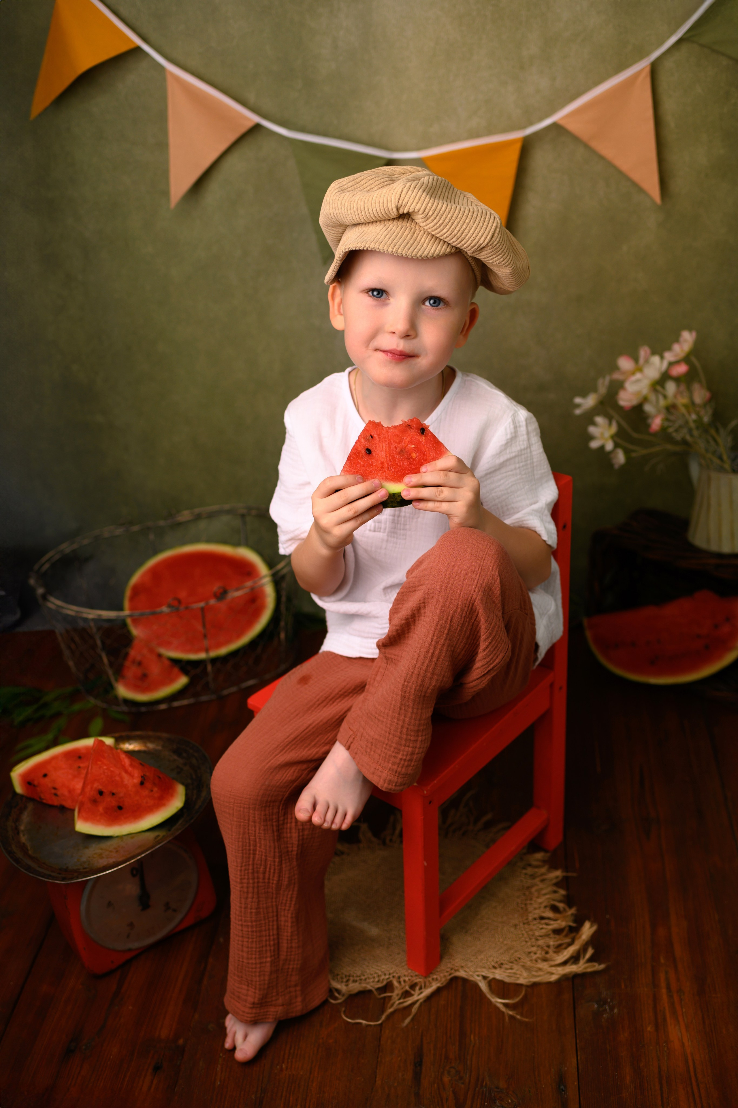 Фотопроект арбузик. Семейный, детский фотограф в Москве Дегтярева Анастасия