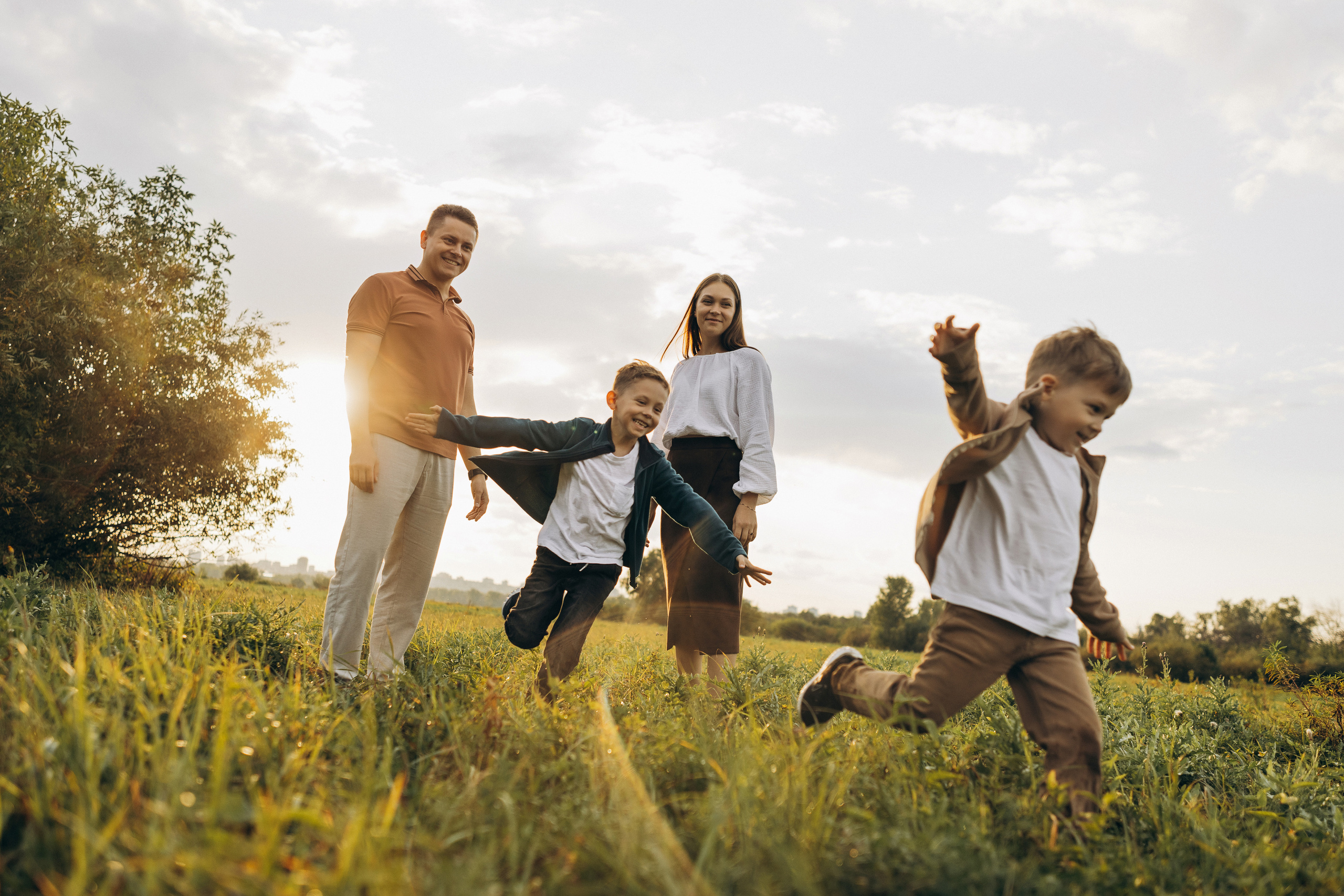 Олеся, Дима, Боря и Федя. Семейный фотограф и детский фотограф в Волгограде Алеся Бутакова — дет