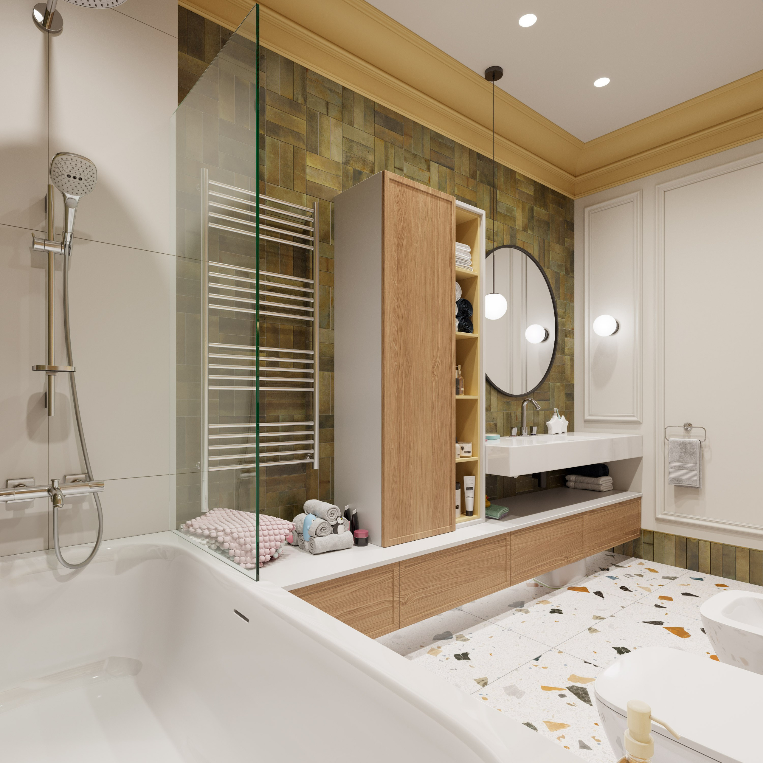 Неоклассика в Петербурге: 3D Визуализации Квартиры с Винтовой Лестницей в Гостиной. Визуализатор интерьера в Москве | Брагин Кирилл