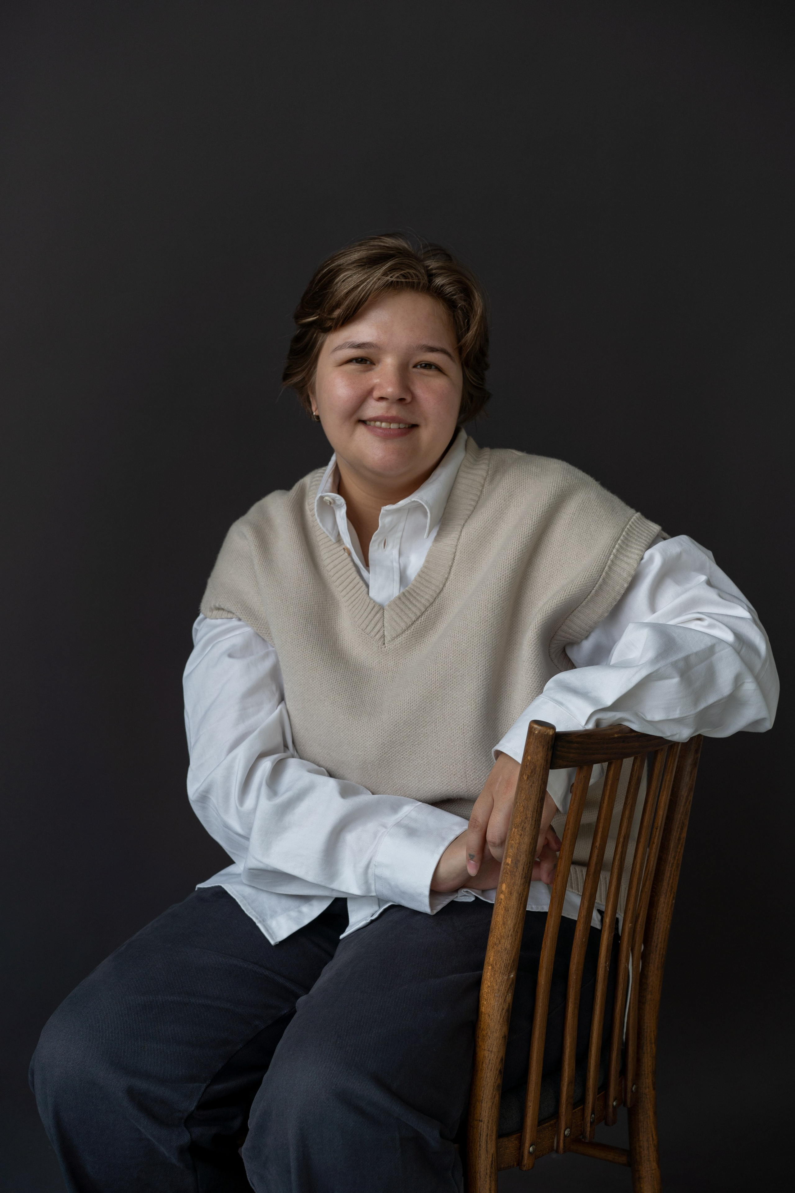 Студийный деловой портрет. Фотограф Елизавета Потешкина