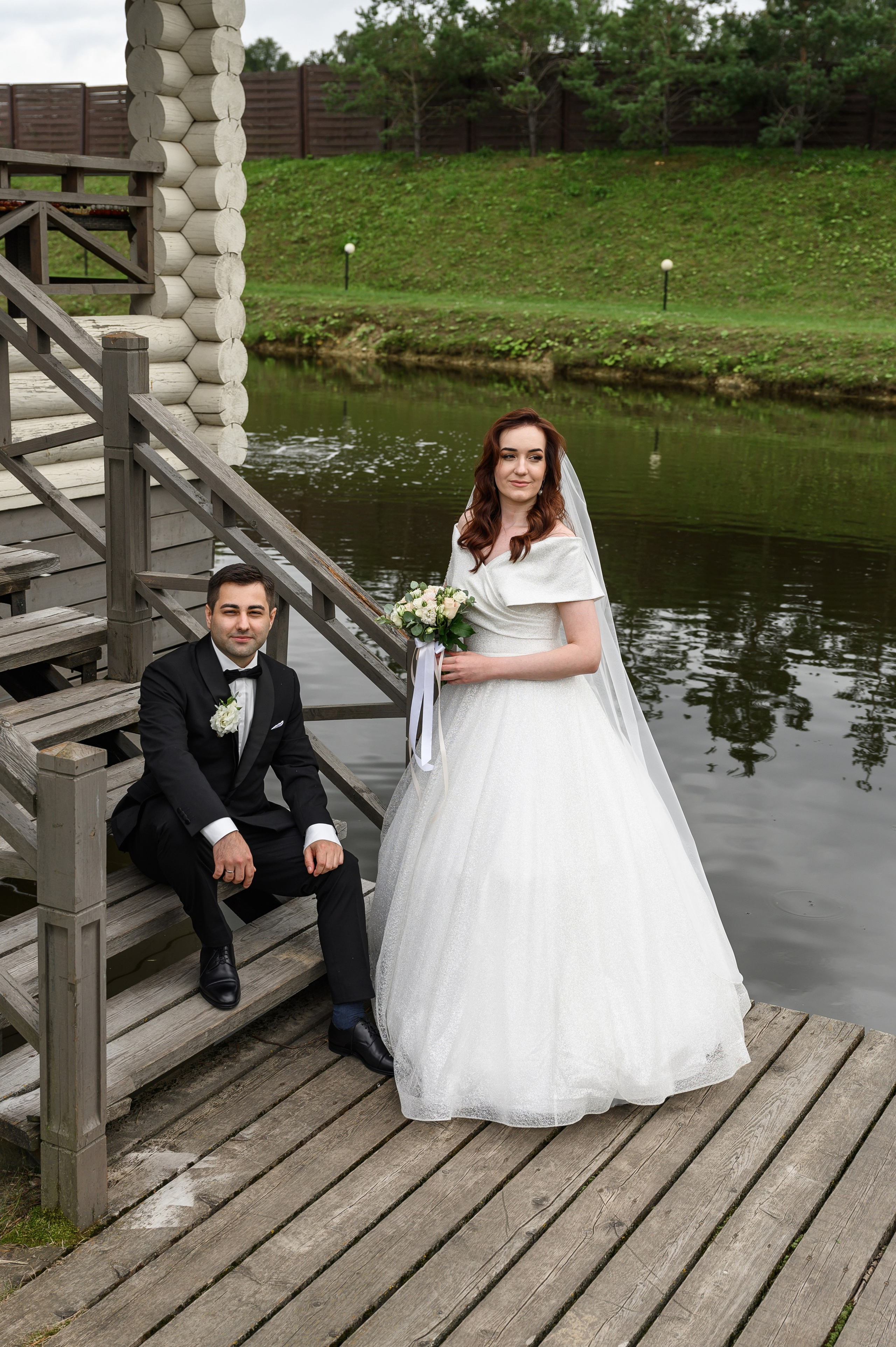 Свадебная фотосессия парк-отель Петрухино-клуб. Свадебный фотограф Москва Юрий Кульман