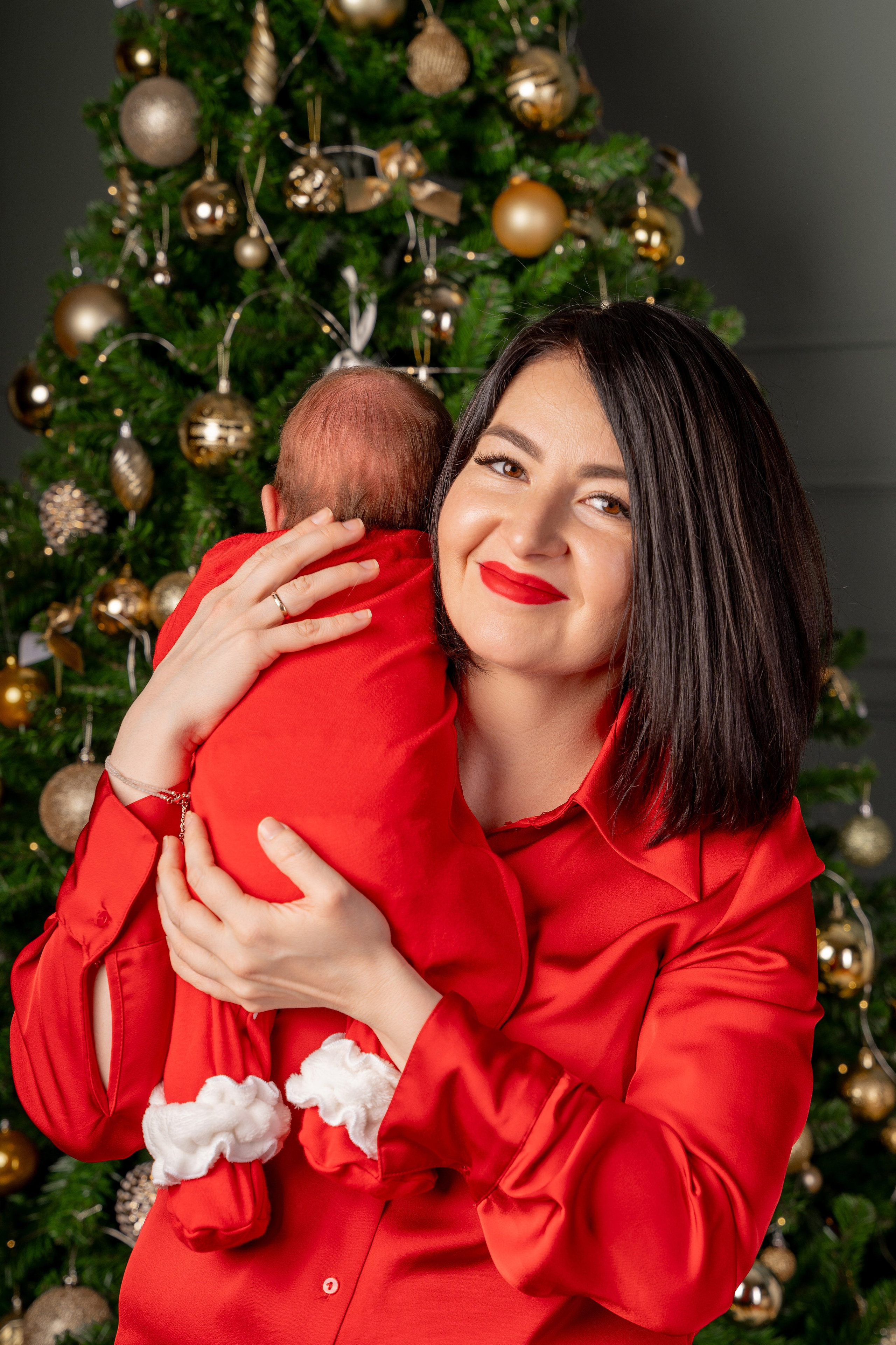 Семейная новогодняя фотосессия. Профессиональный фотограф Ковалева Олеся