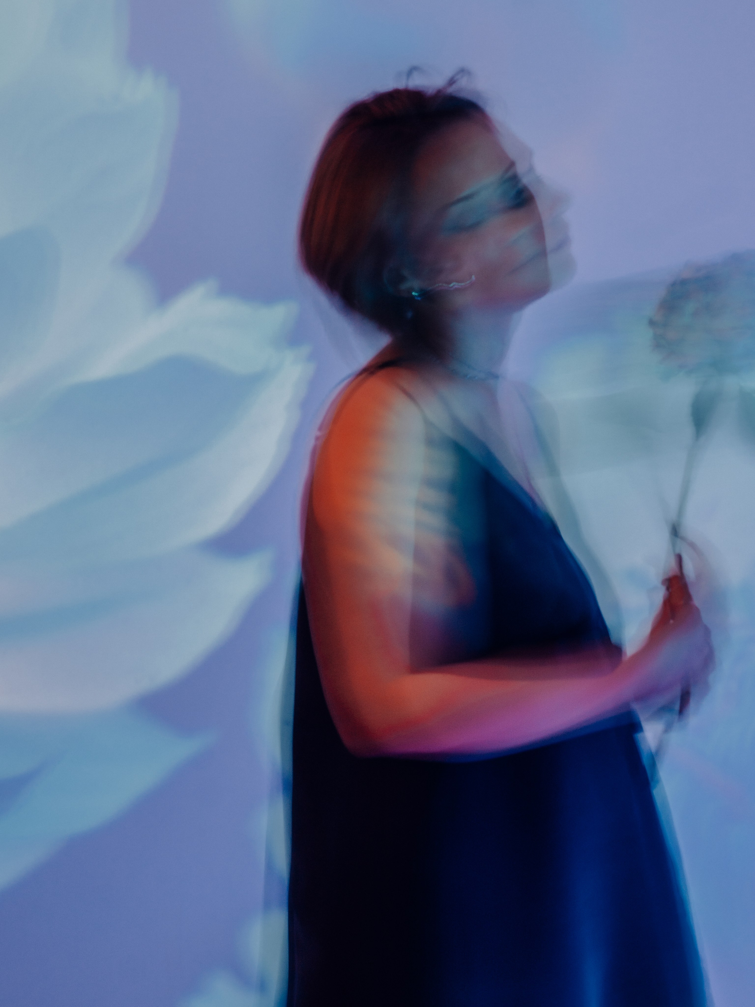 Портретная фотосессия с проектором в Санкт-Петербурге. Светлана Гопанюк. Портретный фотограф. Санкт-Петербург. СПб