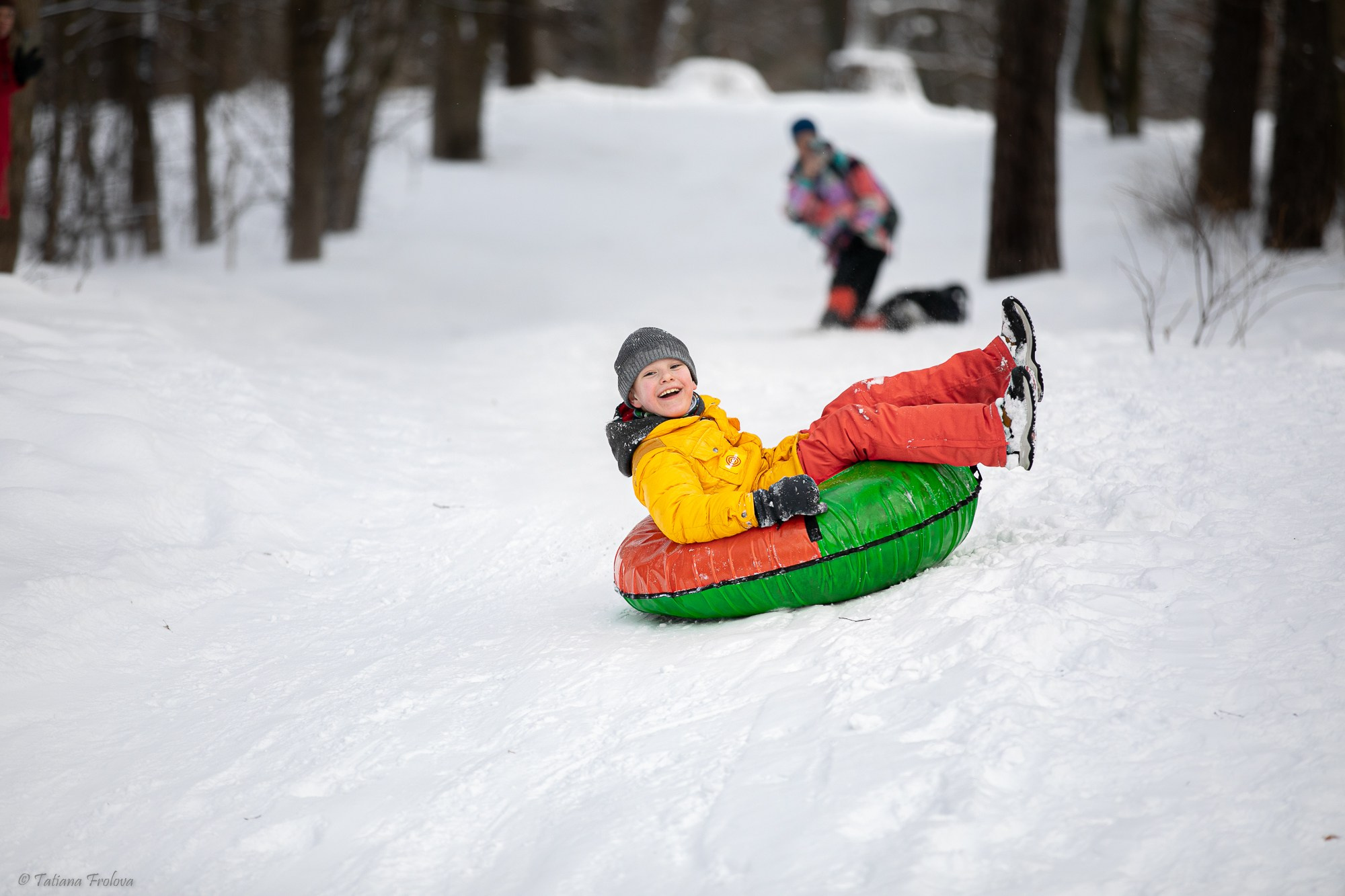 Фотосъемка похода с собаками в Московской области. Фотограф-анималист в Москве и Московской области Татьяна Фролова