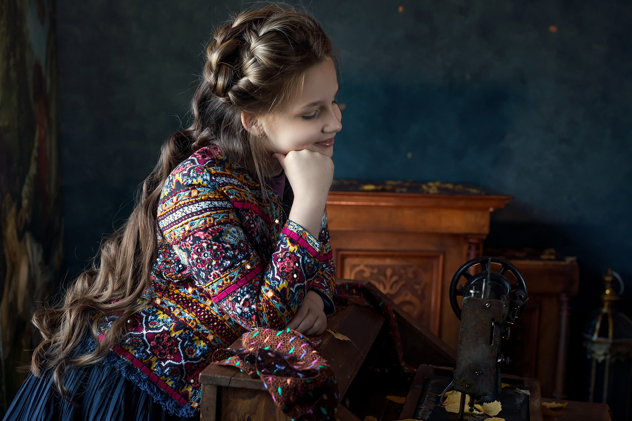 Винтаж. Тёмная студия. Фотограф в Екатеринбурге Наталья Русских