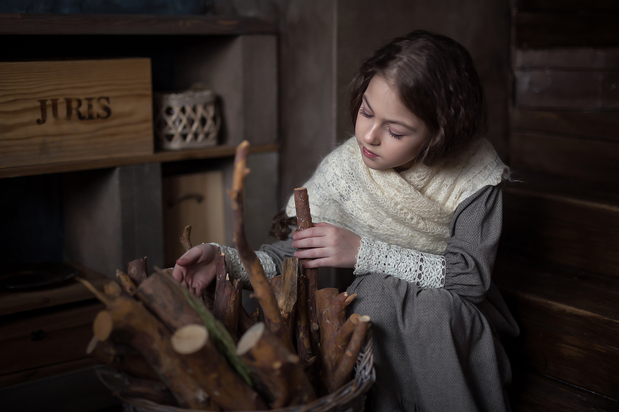 Винтаж. «Зимняя деревня». Фотограф в Екатеринбурге Наталья Русских