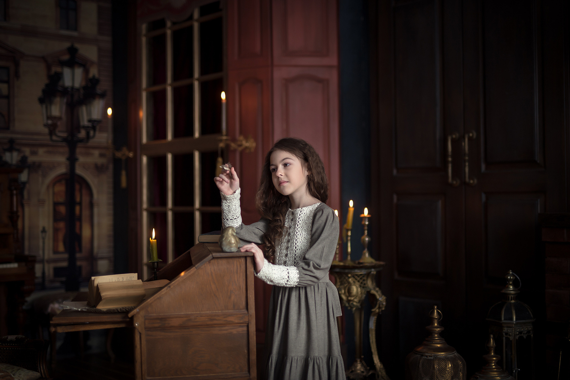 Винтаж. Тёмная студия. Фотограф в Екатеринбурге Наталья Русских