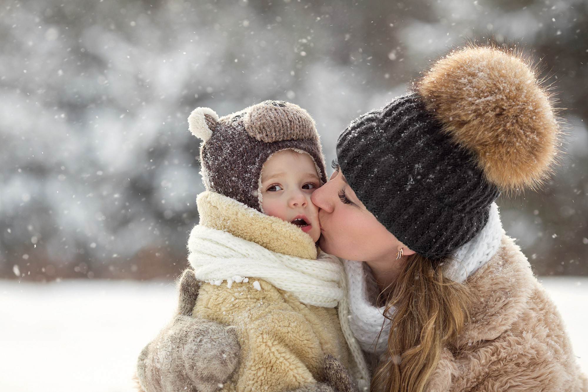 Зимняя прогулка в лесу. Фотограф в Екатеринбурге Наталья Русских