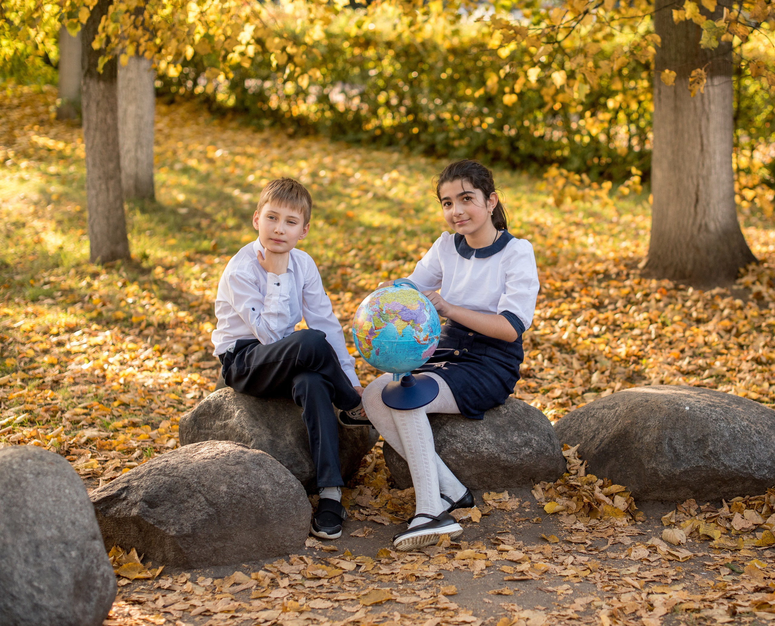 Пример съемки для выпускного альбома с наполнением «премиум». Выпускные альбомы для школ и детских садов в Иваново