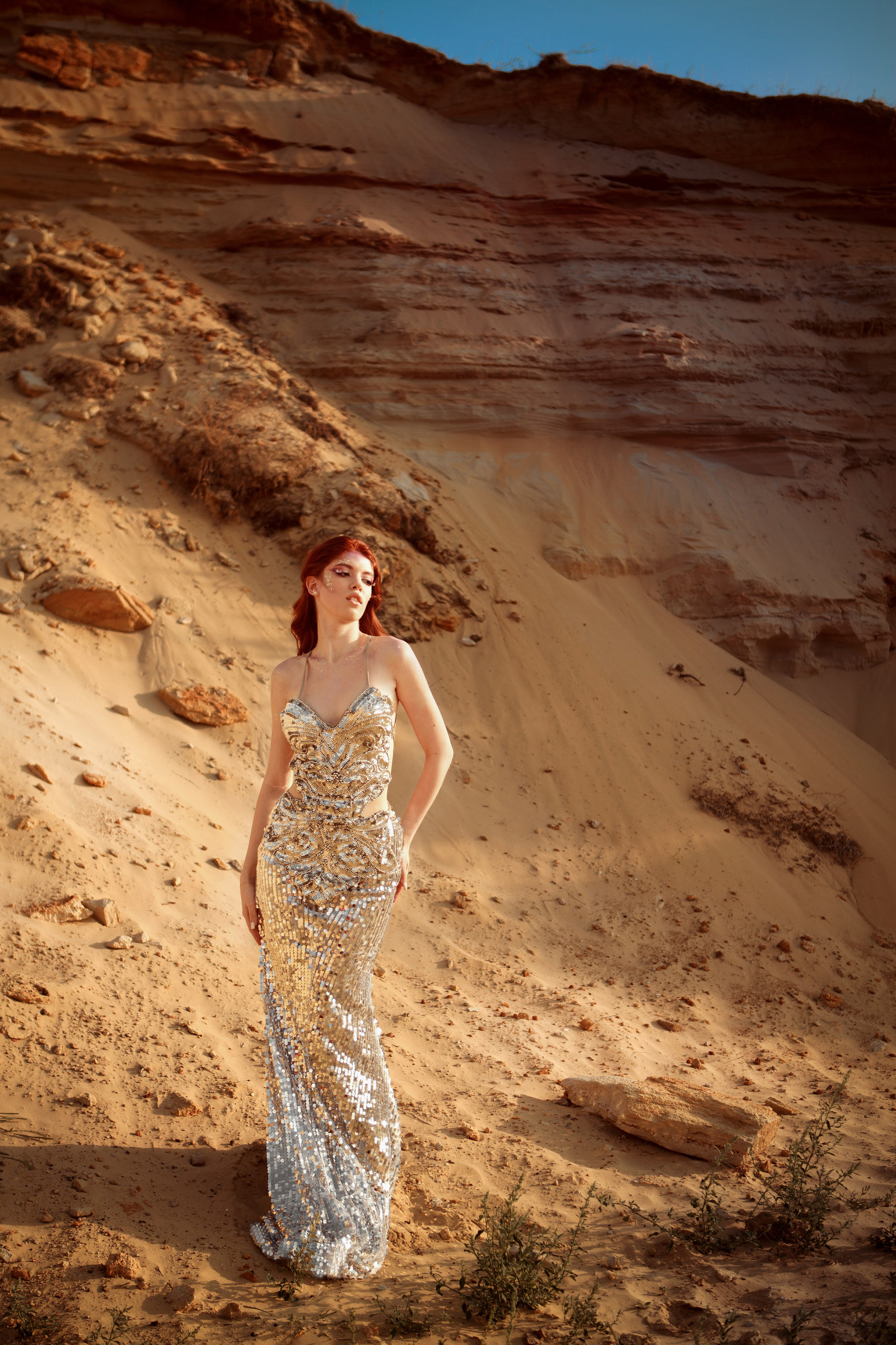 На песчаных барханах. Фотограф Ставрополь Пятигорск Елизавета Дарина