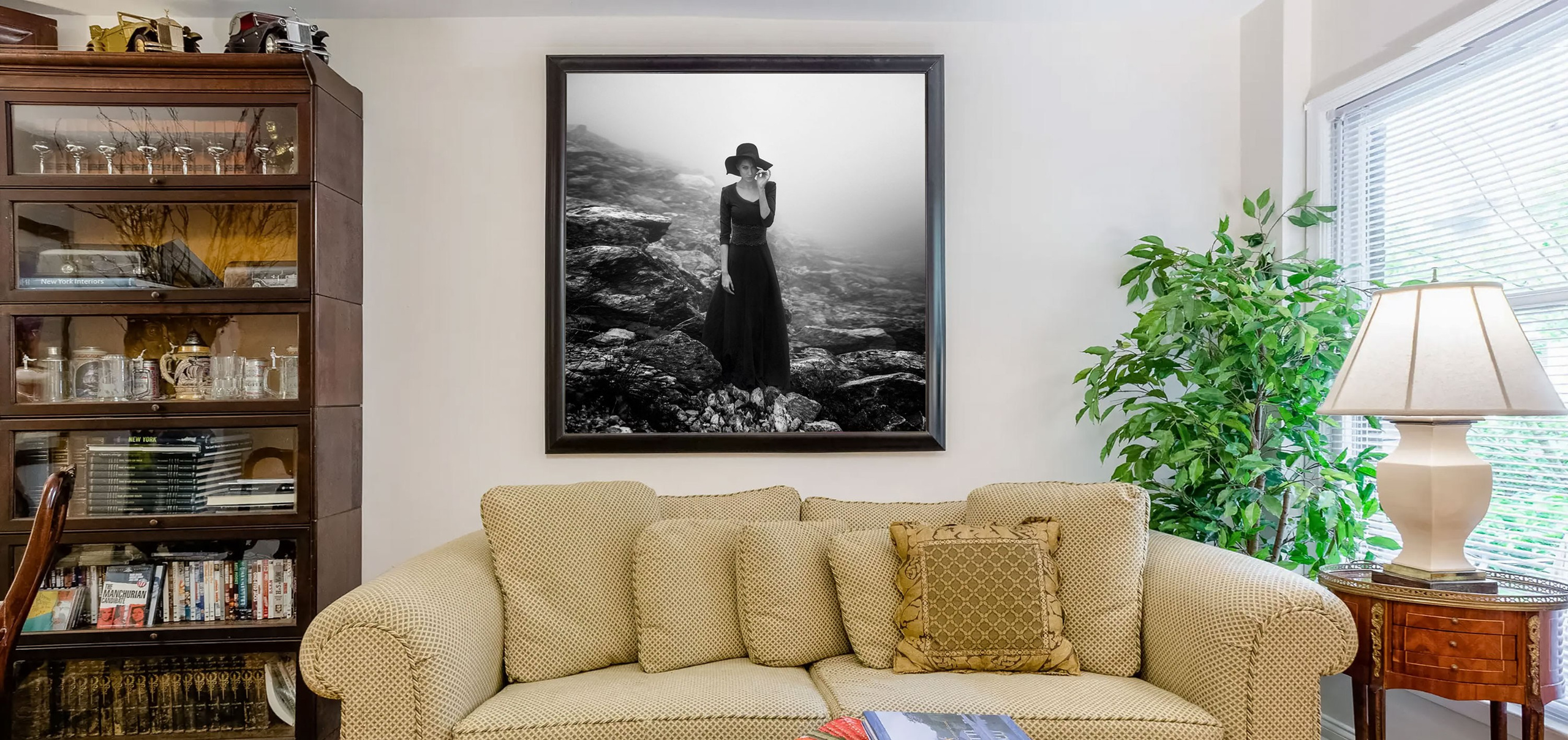 Черно-белый отпечаток — Заказать в Москве