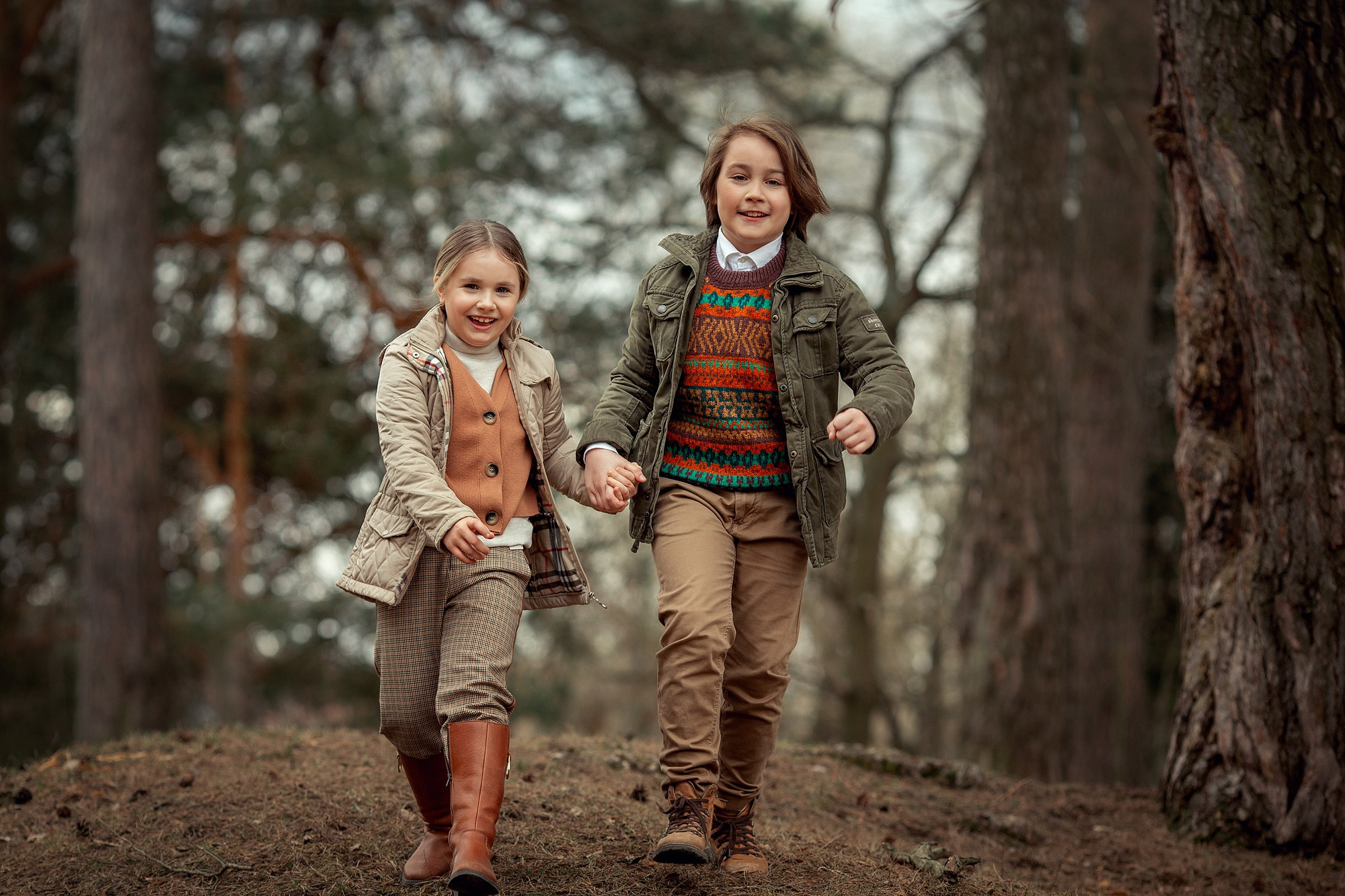 Семейная Фотосессия с русскими борзыми. Семейный фотограф Татьяна Надеждина | Москва, Московская область, Ярославль