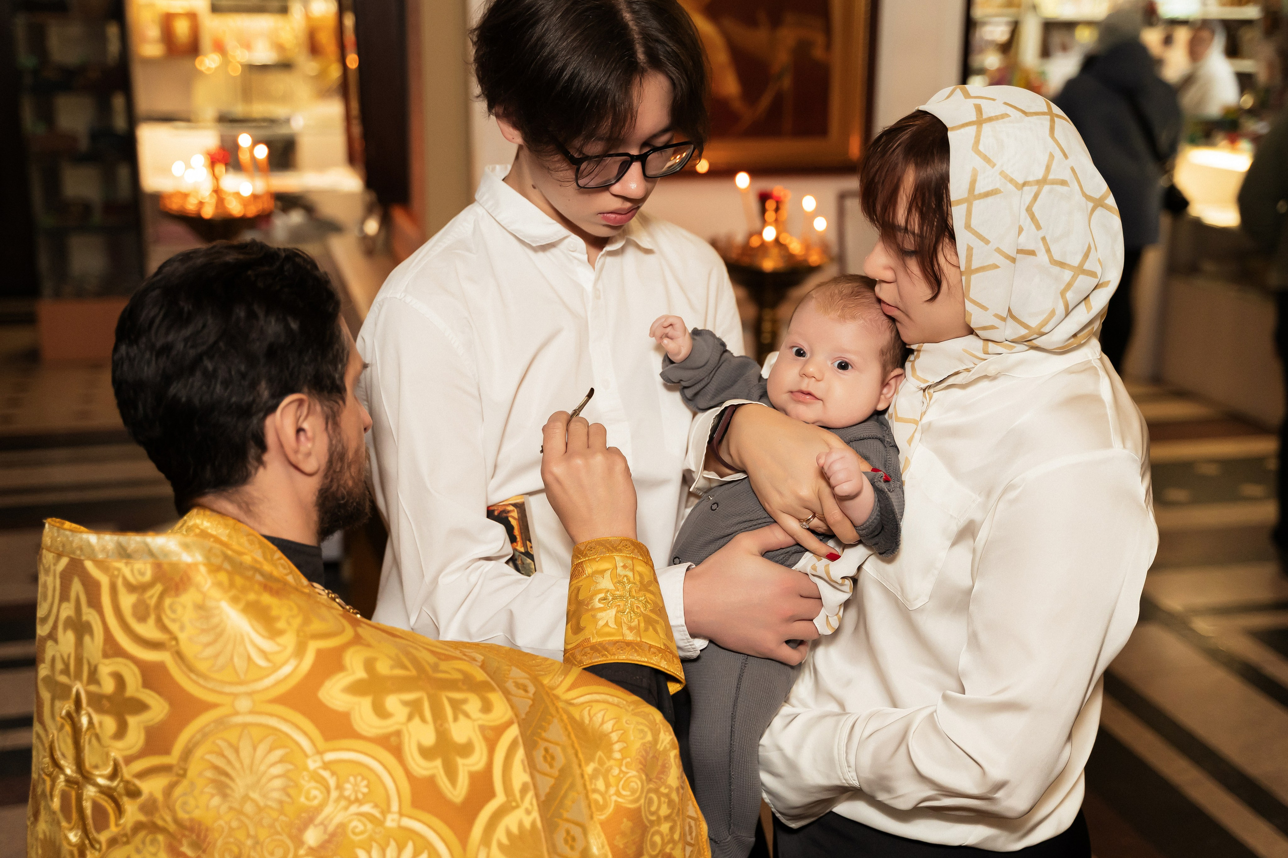 Крещение Марка. Фотограф Алина Филимонова Тверь