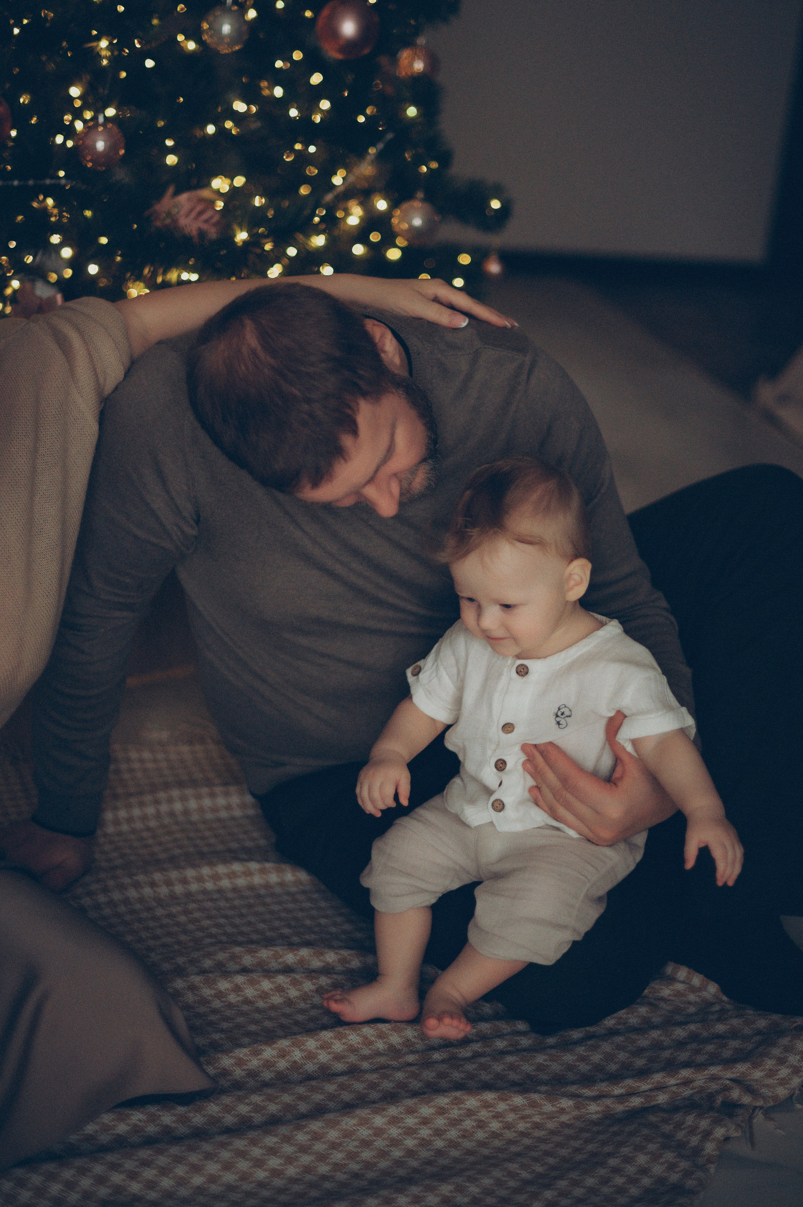 Лева, Жанна и Владимир (новогодняя домашняя). Фотограф, г. Лесной Свердловской области