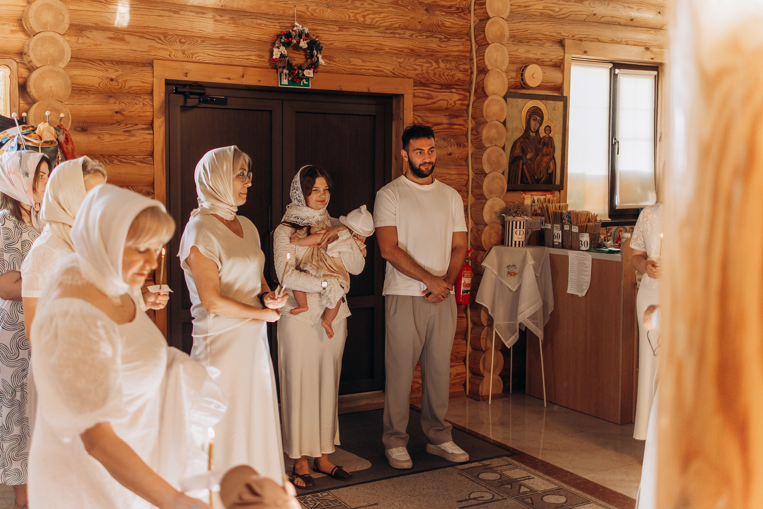 Таинство Крещения Татии. Семейный фотограф в Краснодаре Храмова Анна