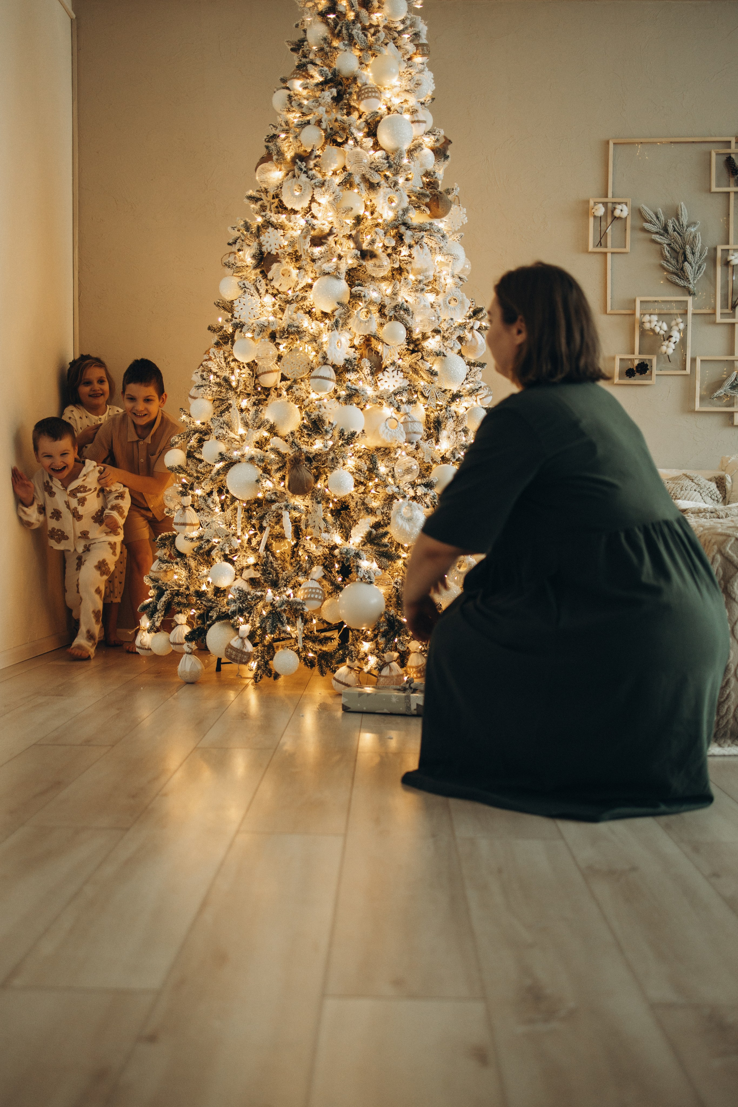 Новогодняя съёмка Милы и её семьи. Семейный и детский фотограф в Москве Маргарита Сереброва