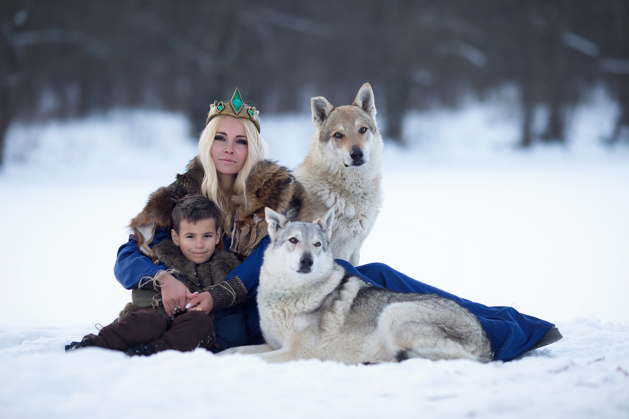 Viking & Wolf. Children’s and family photographer Ekaterina Ureva in Moscow