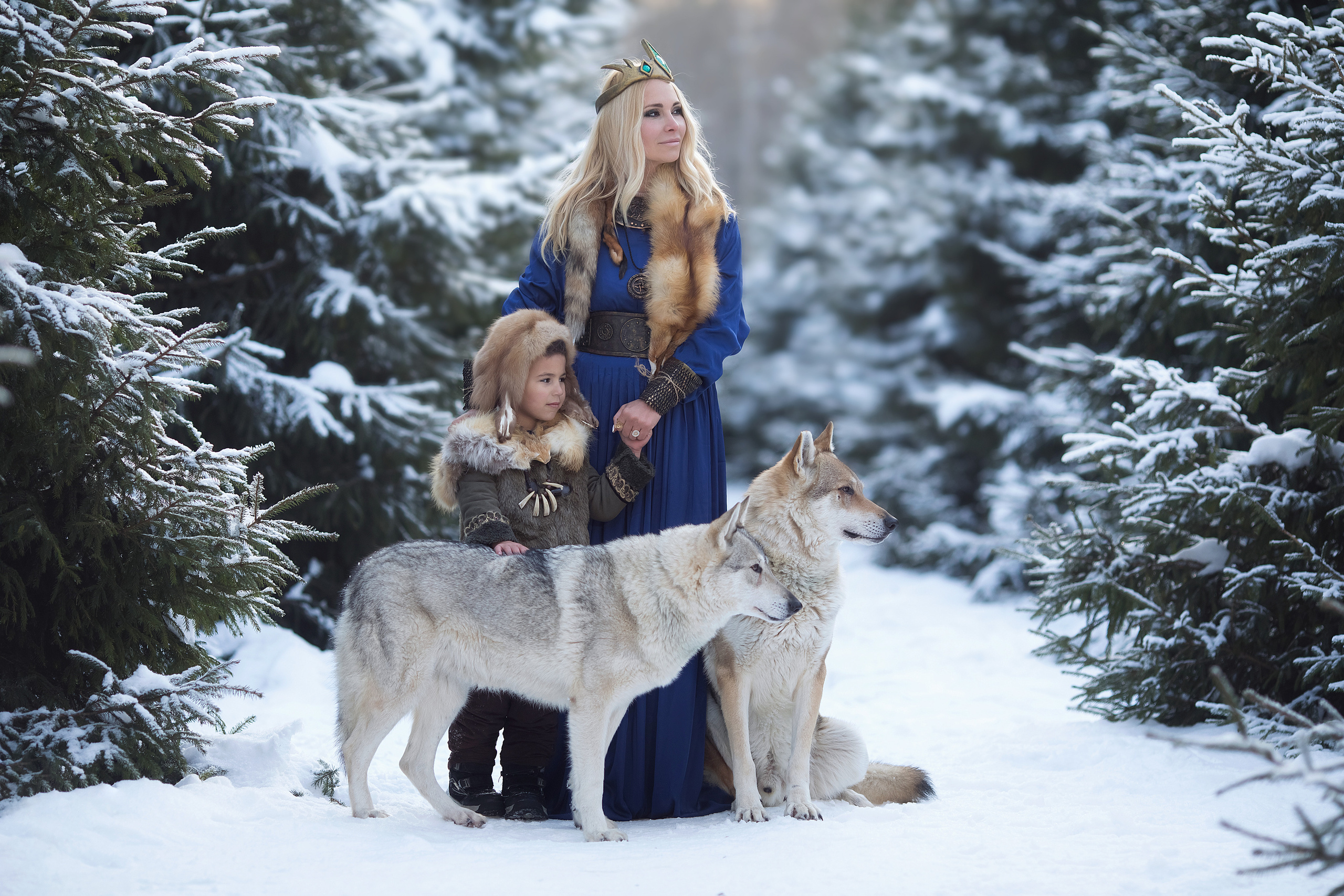 Viking & Wolf. Children’s and family photographer Ekaterina Ureva in Moscow