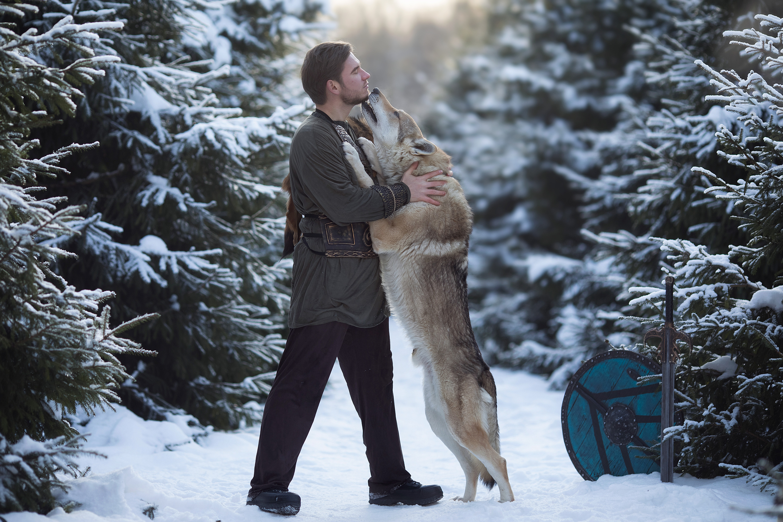 Viking & Wolf. Children’s and family photographer Ekaterina Ureva in Moscow