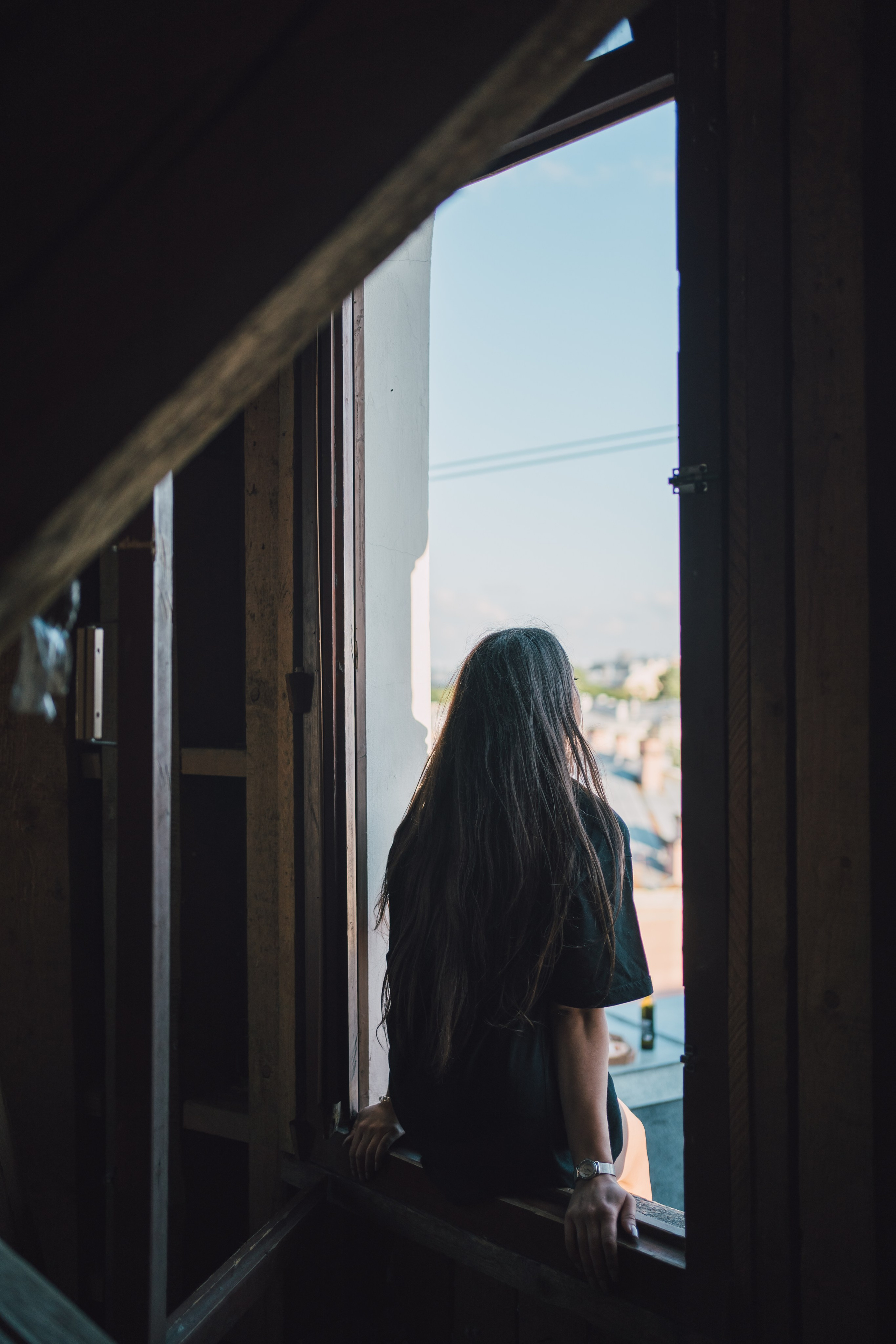 На крыше. Репортажный фотограф в Санкт-Петербурге. Фотограф на мероприятие в СПБ