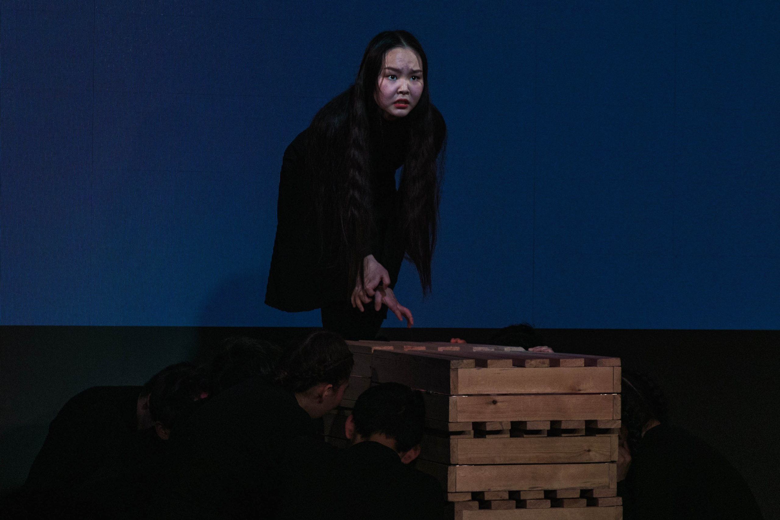 Спектакль "Несыгранные роли" студенческого театра Якутского колледжа культуры и искусства, 2024 г. Фотограф; Адмакина Дарья