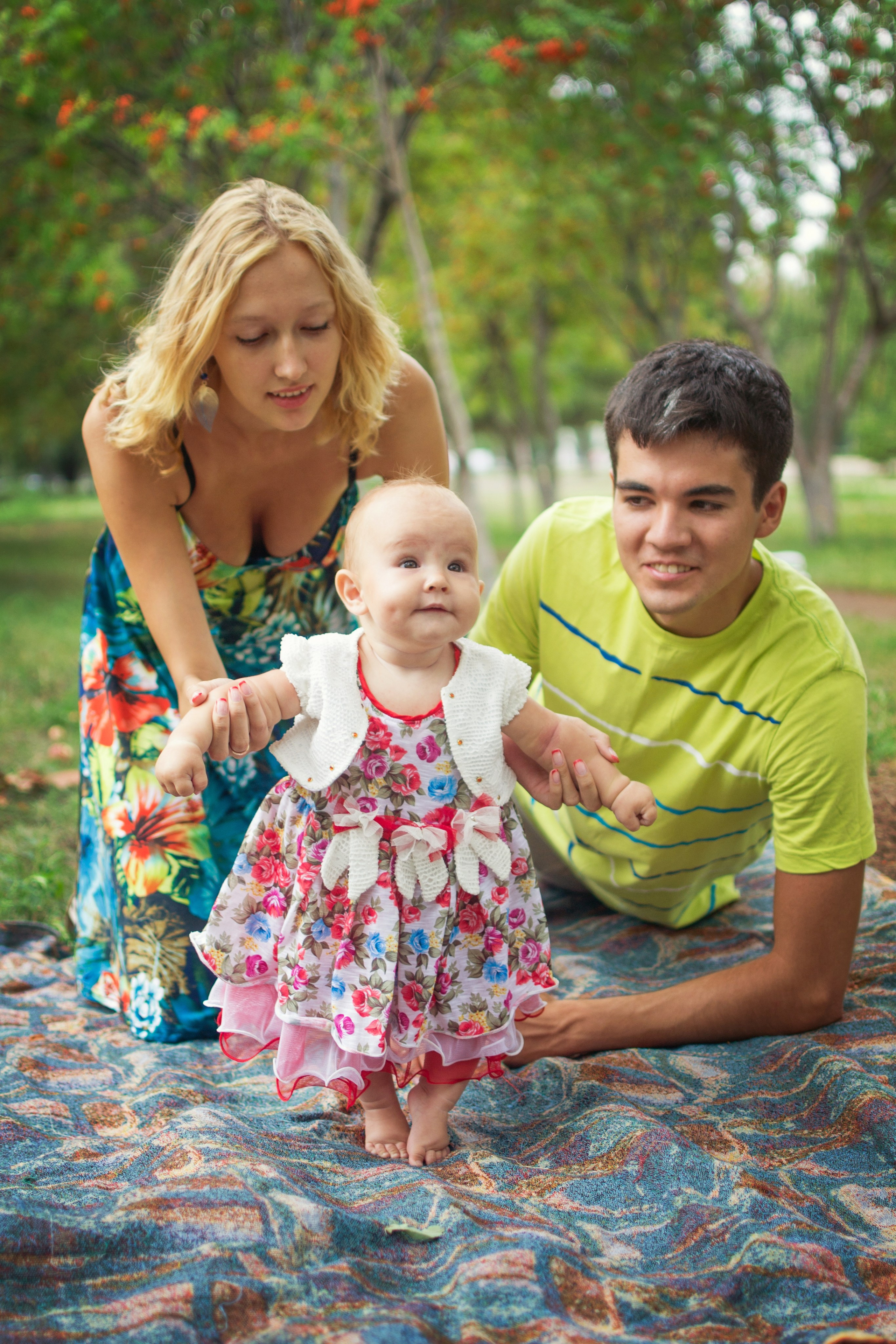 Семейная съемка в парке Победы. Портретный креативный творческий фотограф в Казани Михаил Бушенев