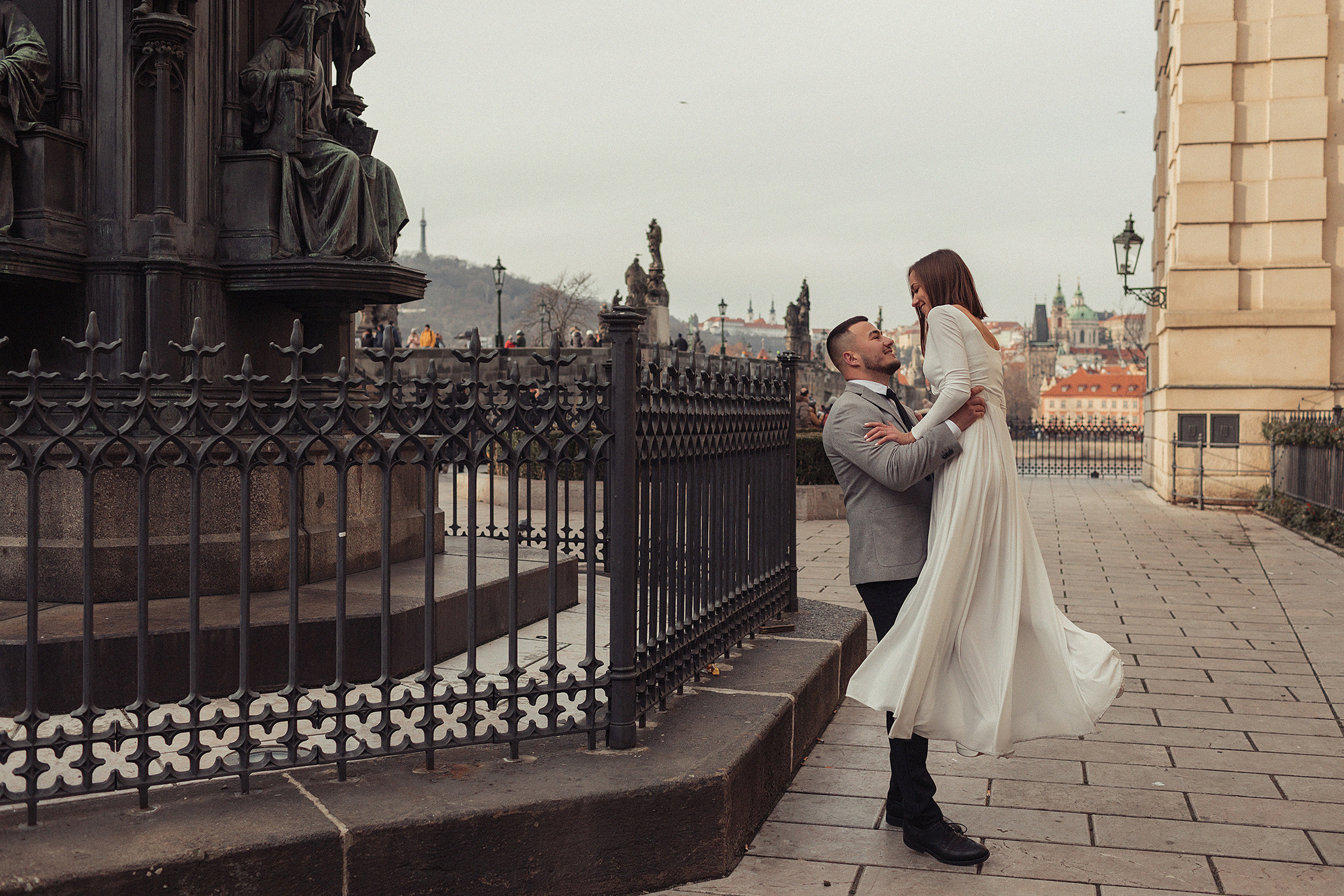 Свадьба 07.01.22. Семейный и свадебный фотограф в Праге Евгения Реутова