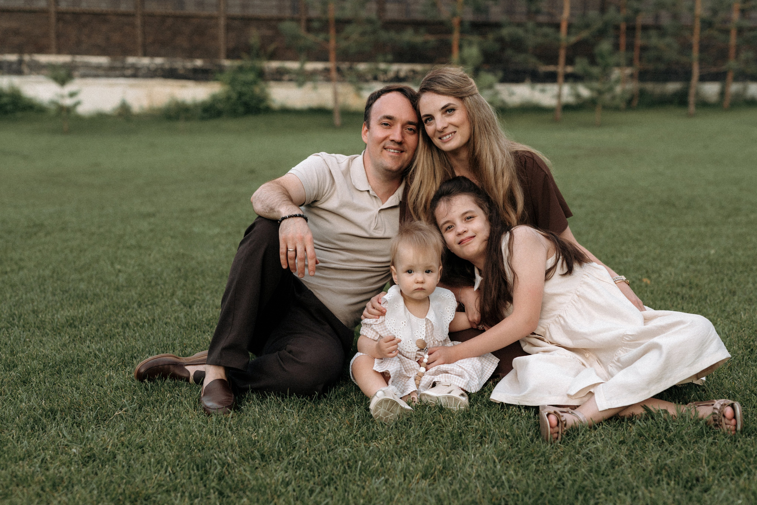 Семейная фотосессия на берегу реки для Миши, Тани, Сони и Таи. Свадебный фотограф в Тамбове Павел Четвертков