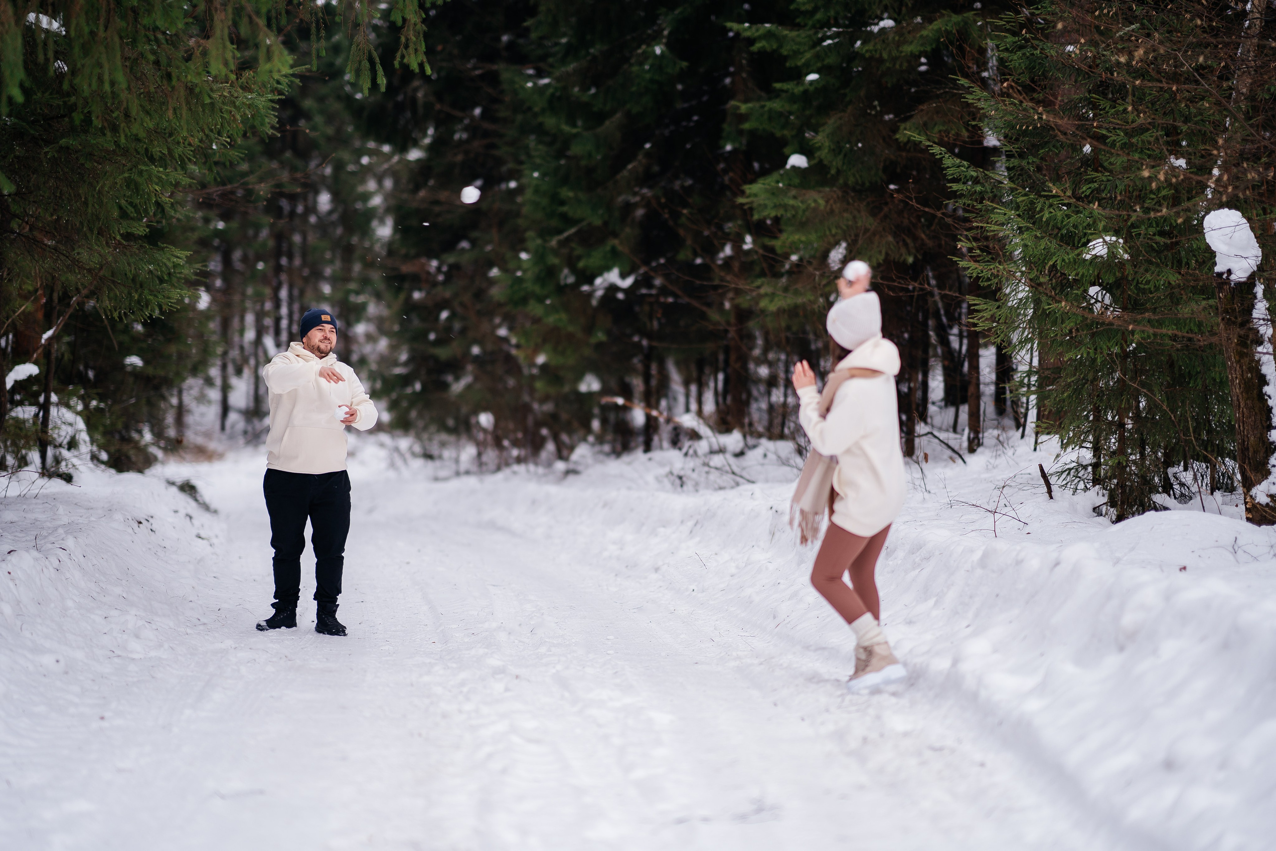 Love story в зимнем лесу. Семейный и детский фотограф в Сергиев Посаде, Хотьково Якимчук Любовь