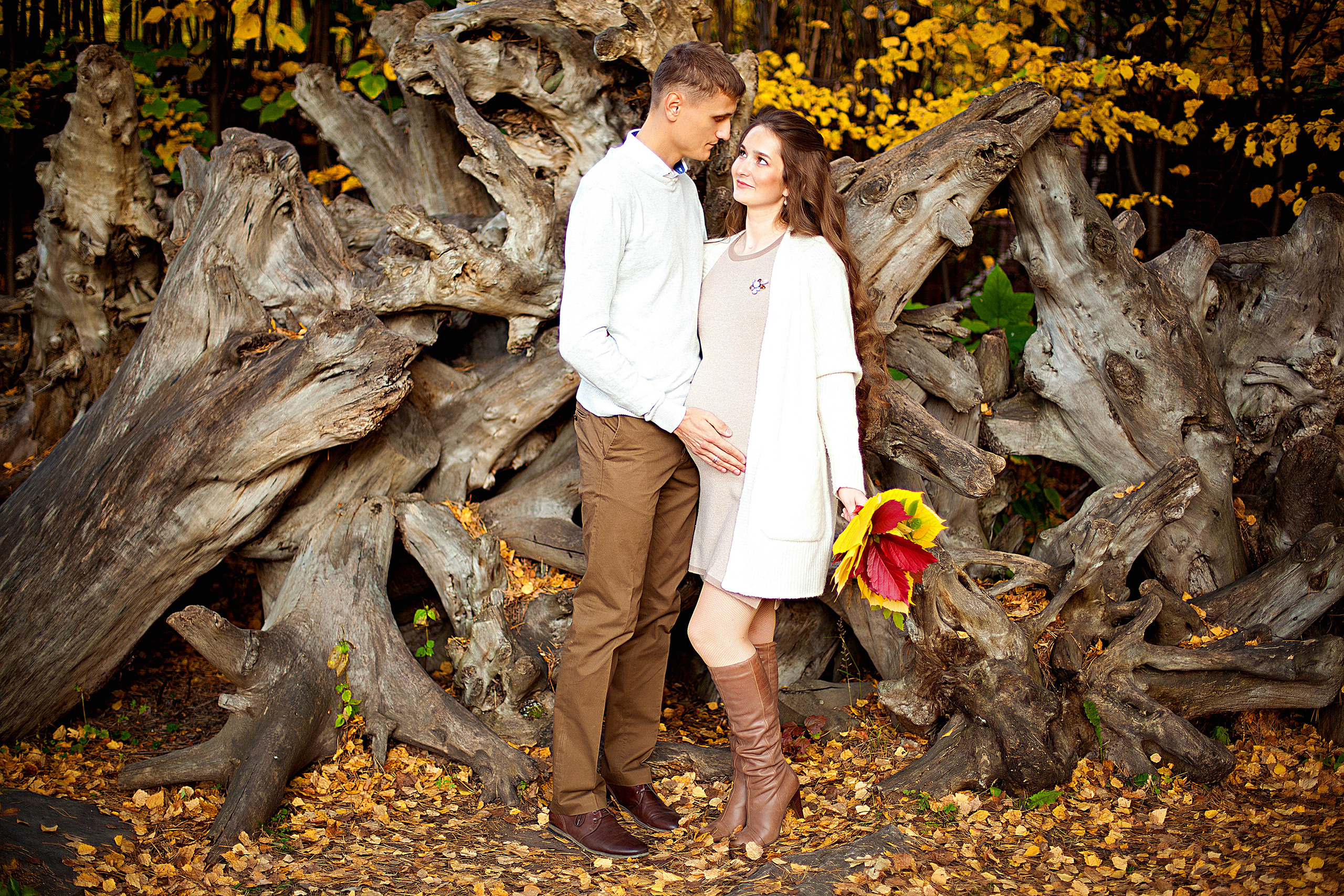 Уличная беременная съемка 26−36 недель. Фотограф новорожденных и детей до года в Новосибирске Ka