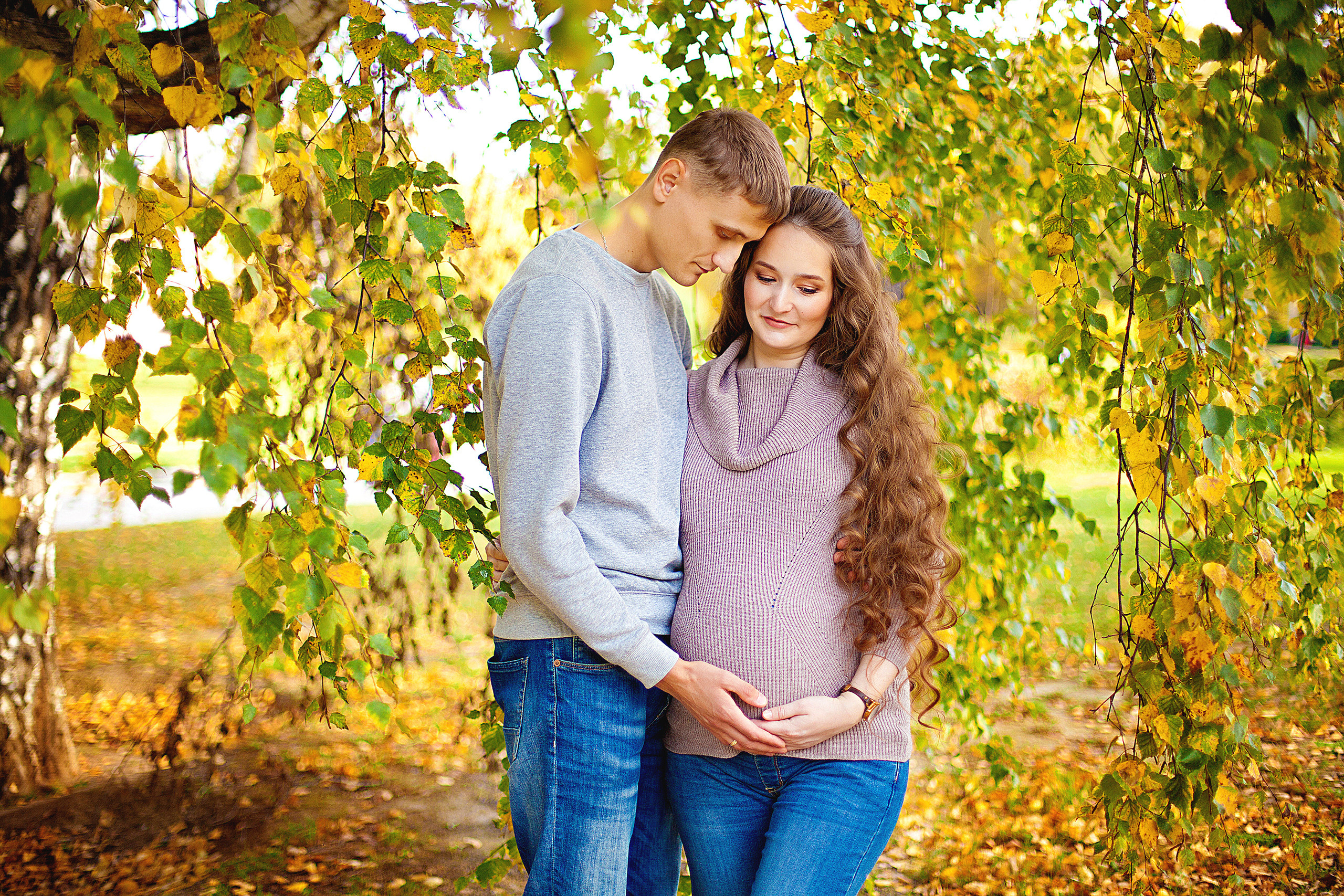 Уличная беременная съемка 26−36 недель. Фотограф новорожденных и детей до года в Новосибирске Ka