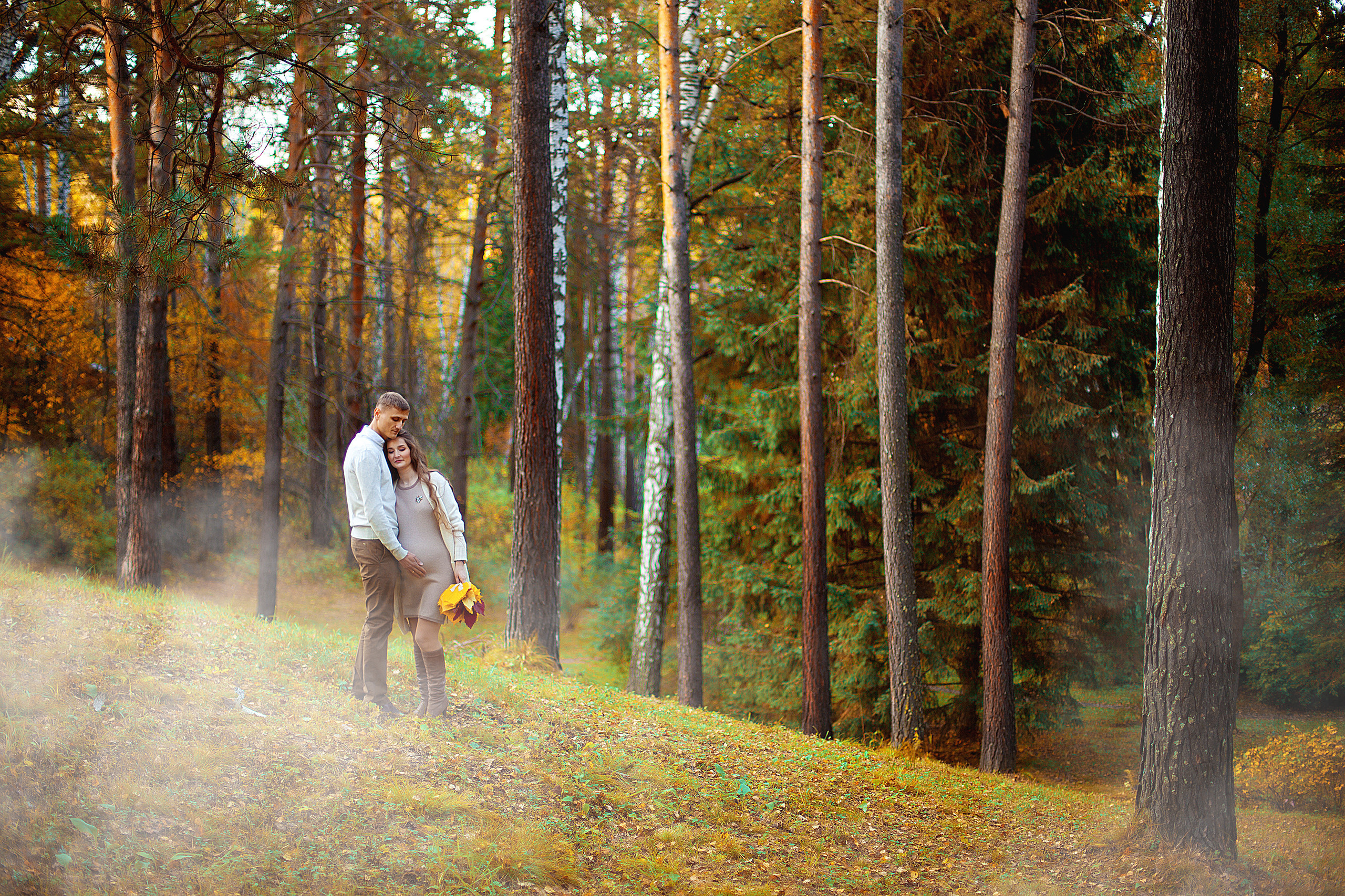 Уличная беременная съемка 26−36 недель. Фотограф новорожденных и детей до года в Новосибирске Ka