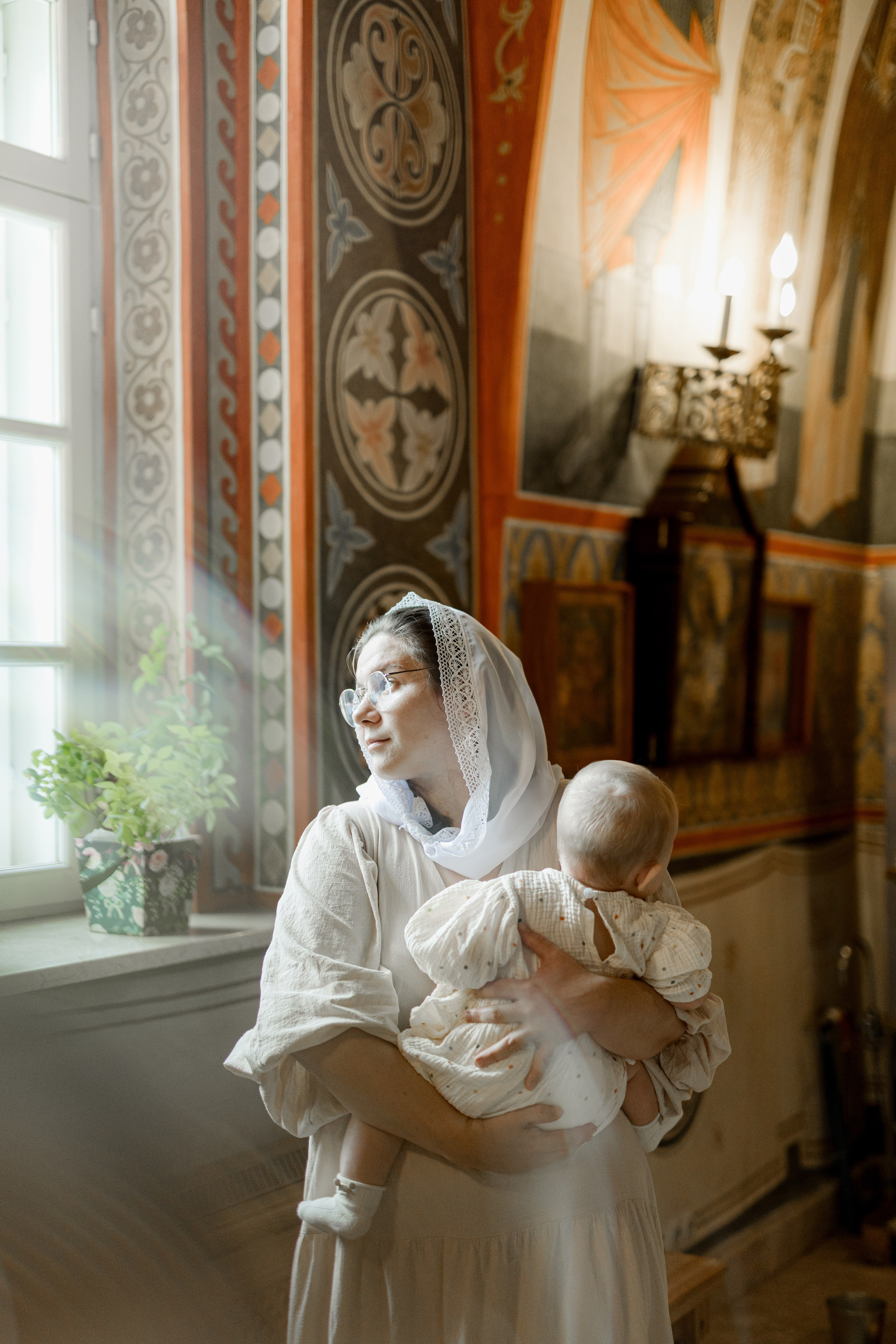 Таинство Крещения Веры. Фотограф новорождённых Newborn Москва