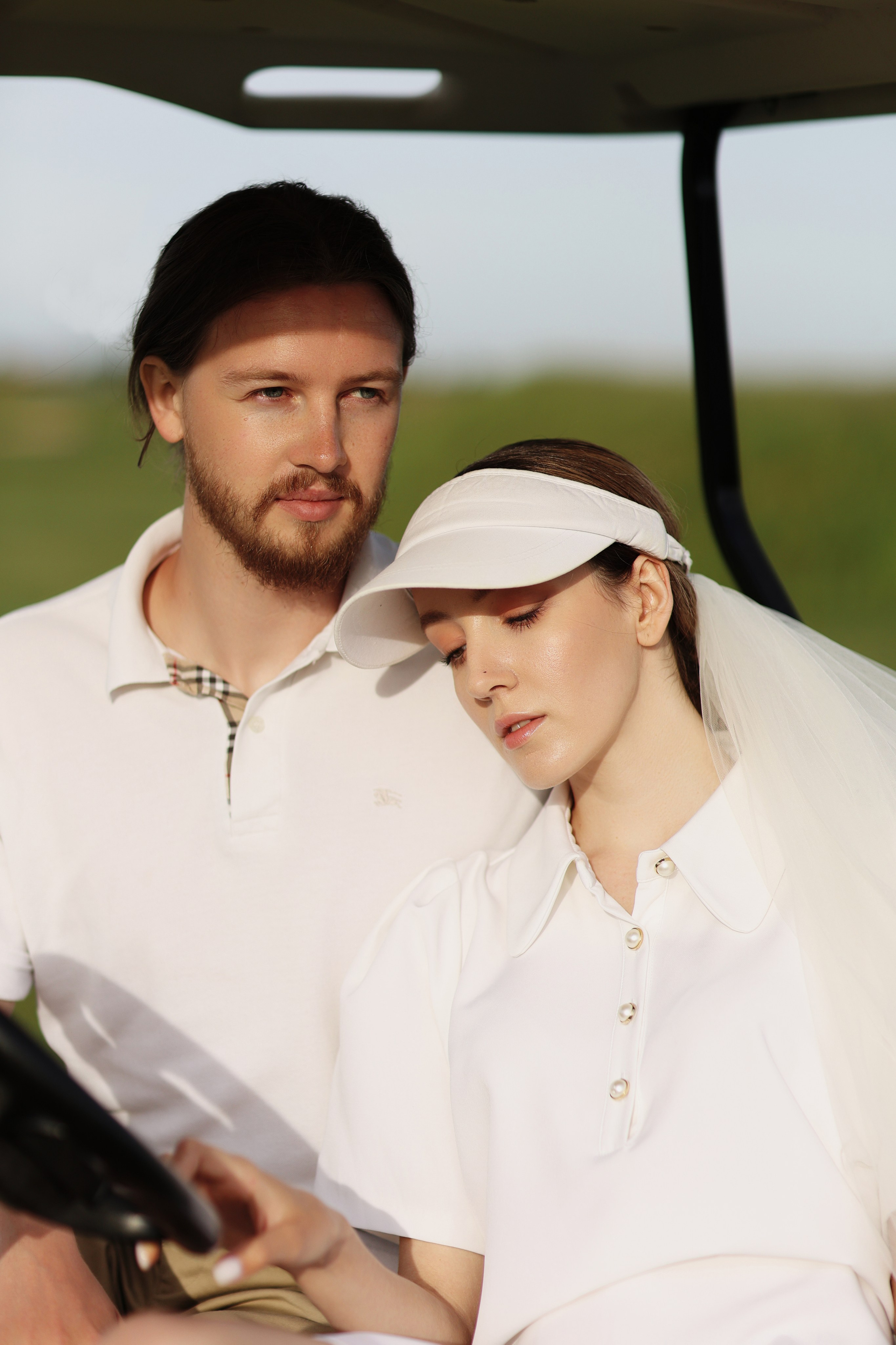 Свадебная фотосессия в гольф-клубе Петергофа. Свадебный и love story фотограф в Санкт-Петербурге (Спб) Natali Iva