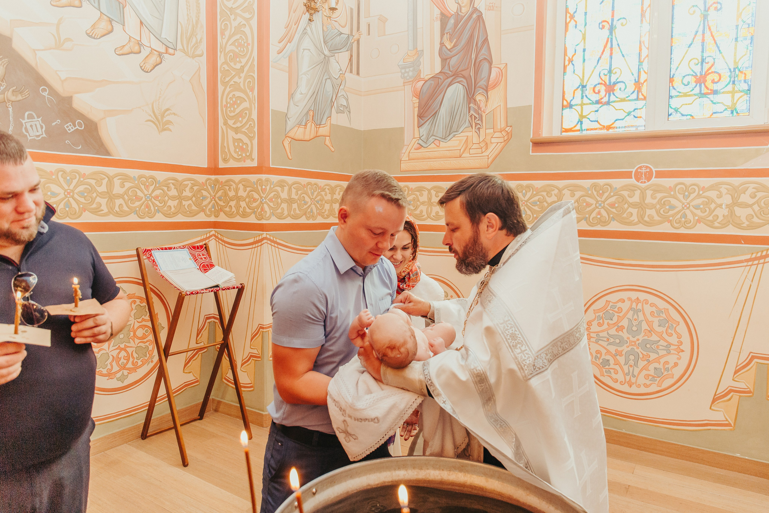 Крещение Маши в Черниговском Скиту. Фотограф новорожденных и детский в Сергиевом Посаде Кругликова Юлия